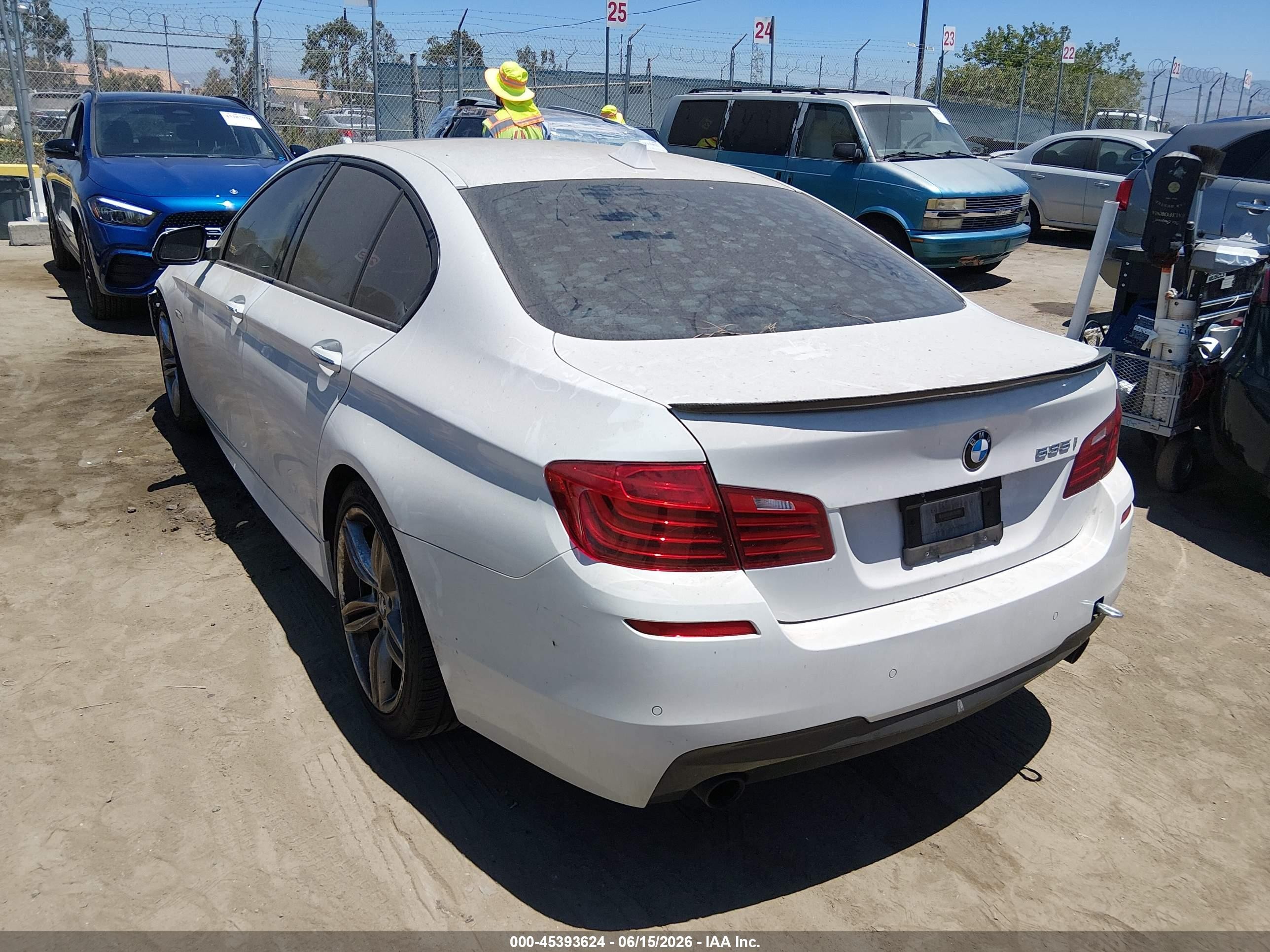2016 Bmw 535i   White vin: WBA5B1C53GG553334
