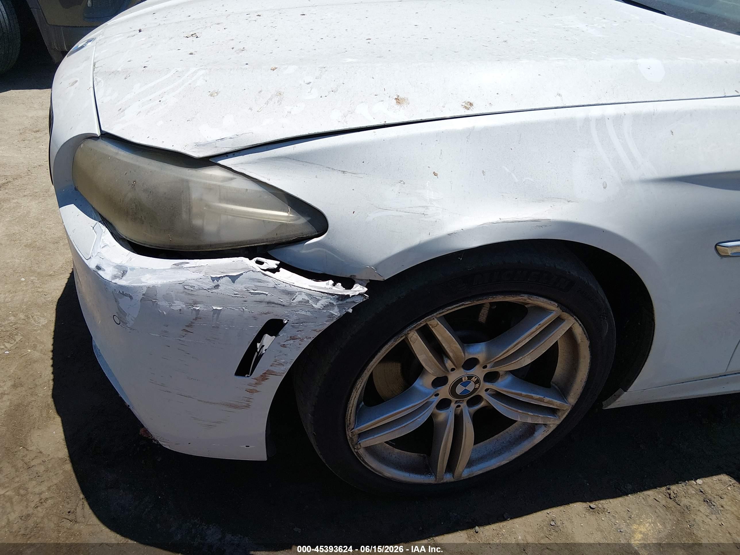 2016 Bmw 535i   White vin: WBA5B1C53GG553334