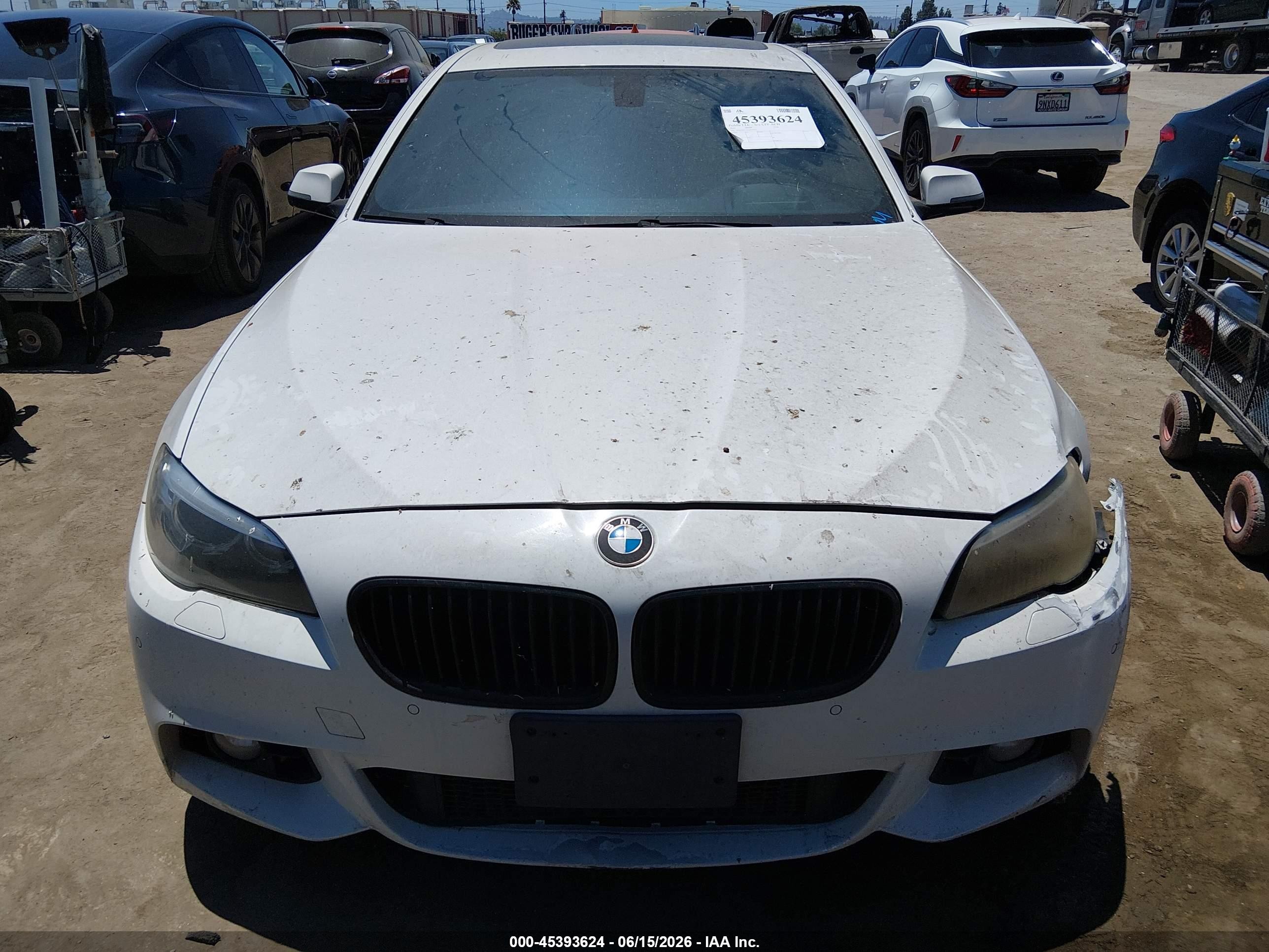 2016 Bmw 535i   White vin: WBA5B1C53GG553334