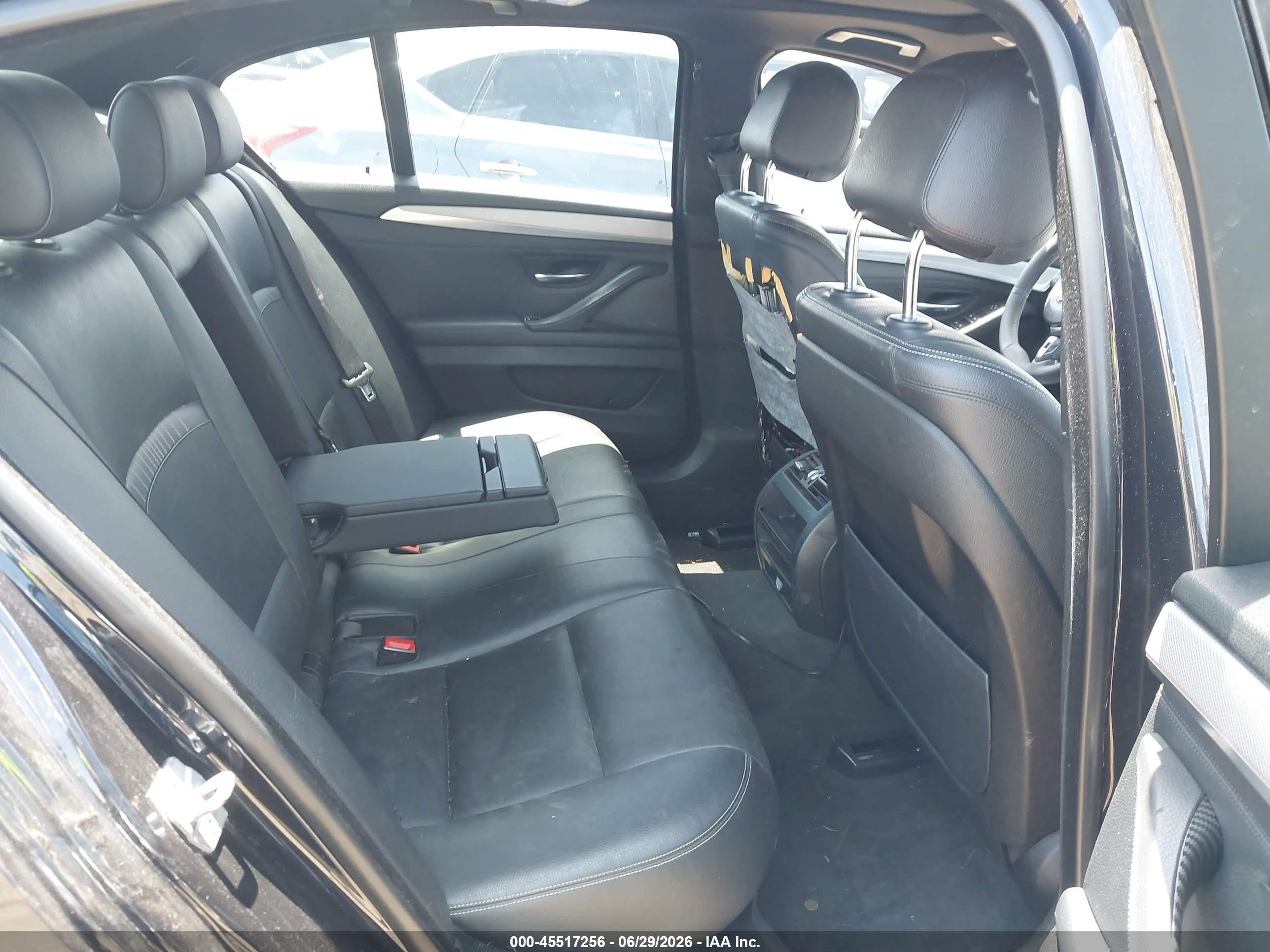 2014 Bmw 535i Black vin: WBA5B1C54ED476276