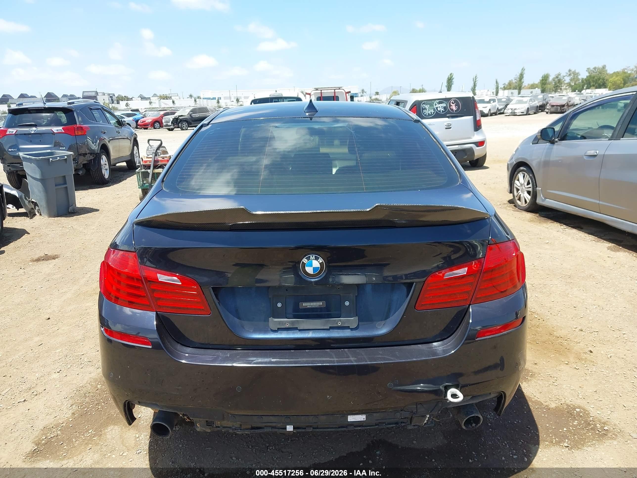 2014 Bmw 535i Black vin: WBA5B1C54ED476276