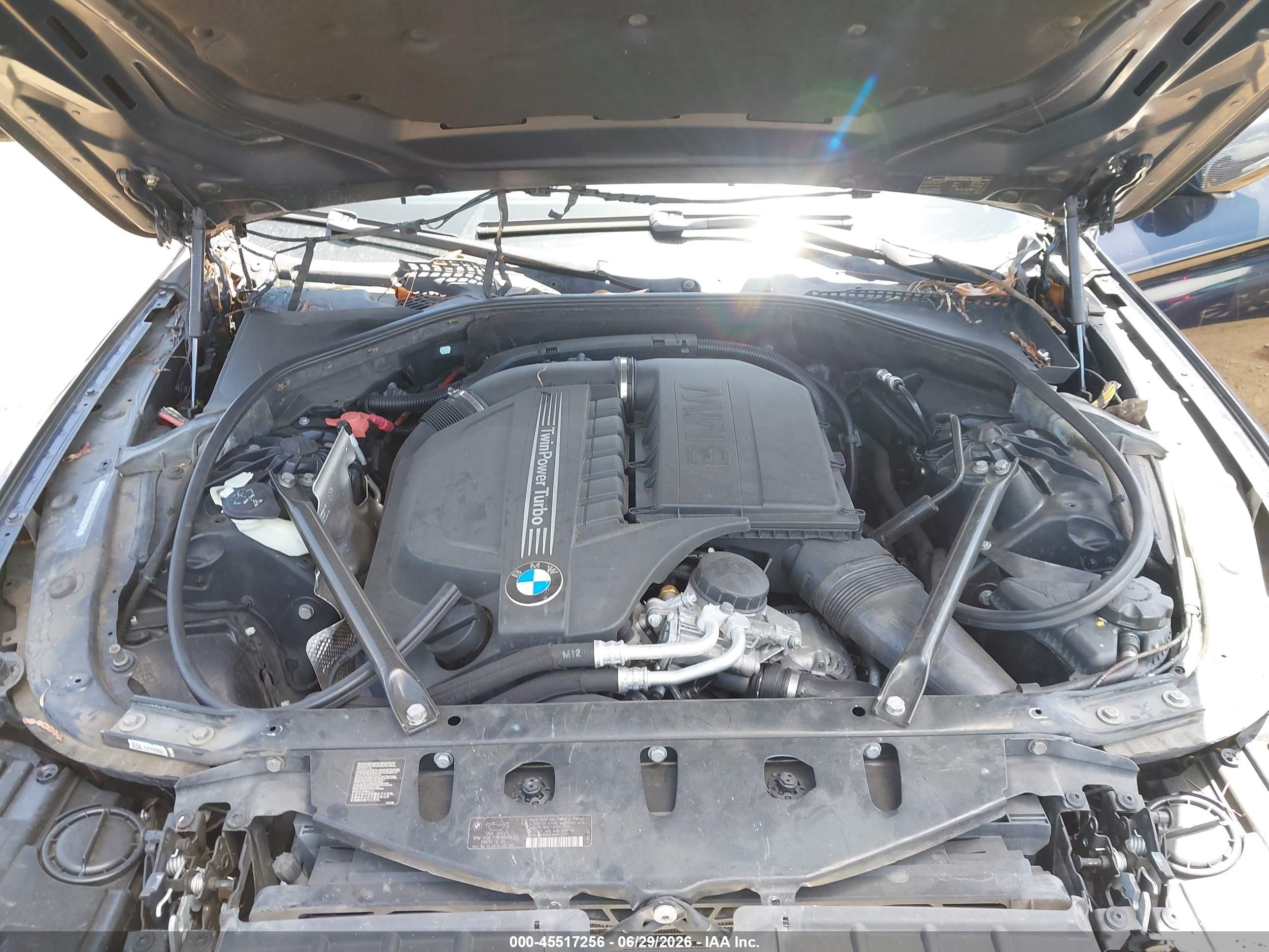 2014 Bmw 535i Black vin: WBA5B1C54ED476276