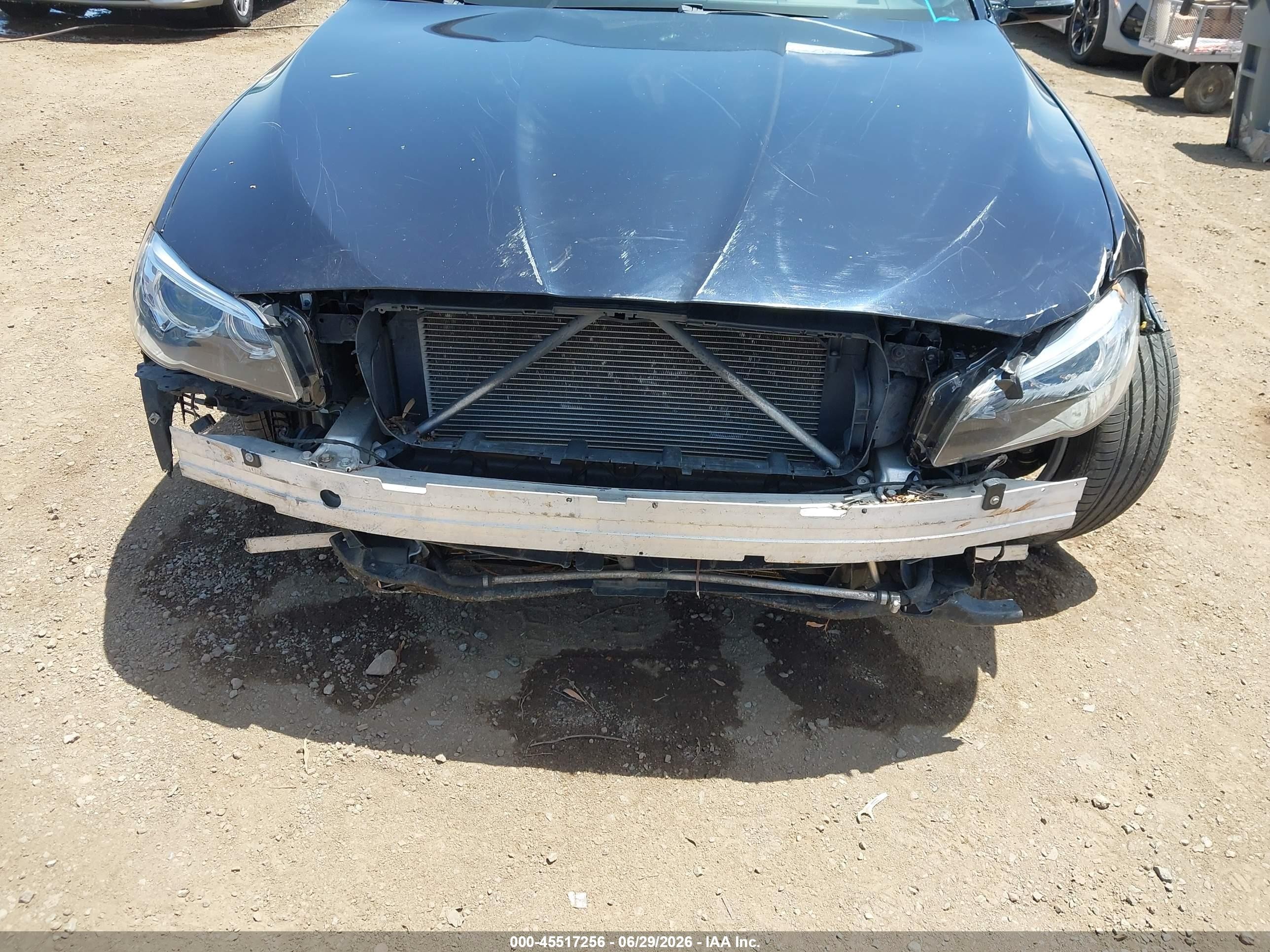 2014 Bmw 535i Black vin: WBA5B1C54ED476276