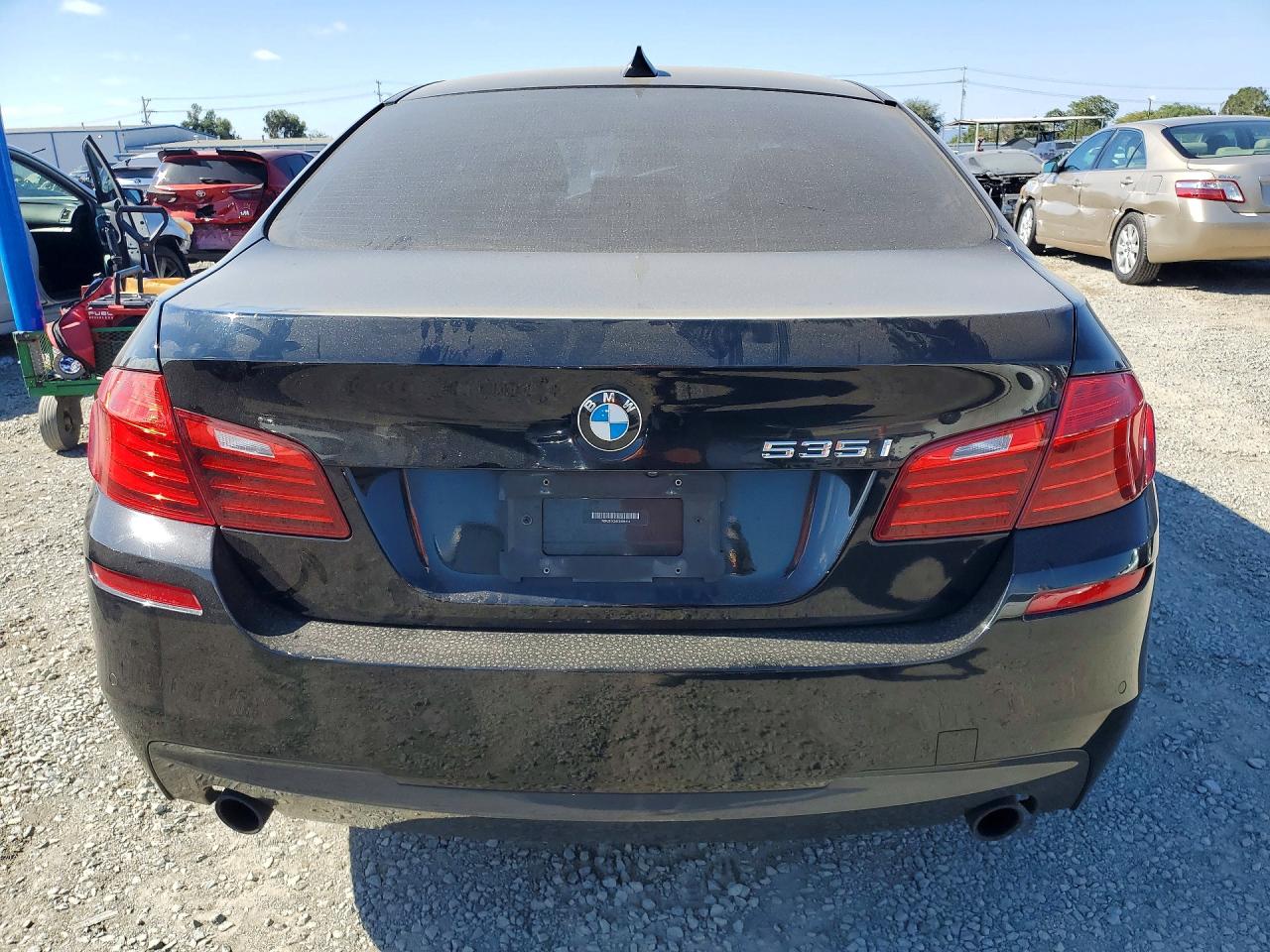 2014 Bmw 535 I Black vin: WBA5B1C54ED481414