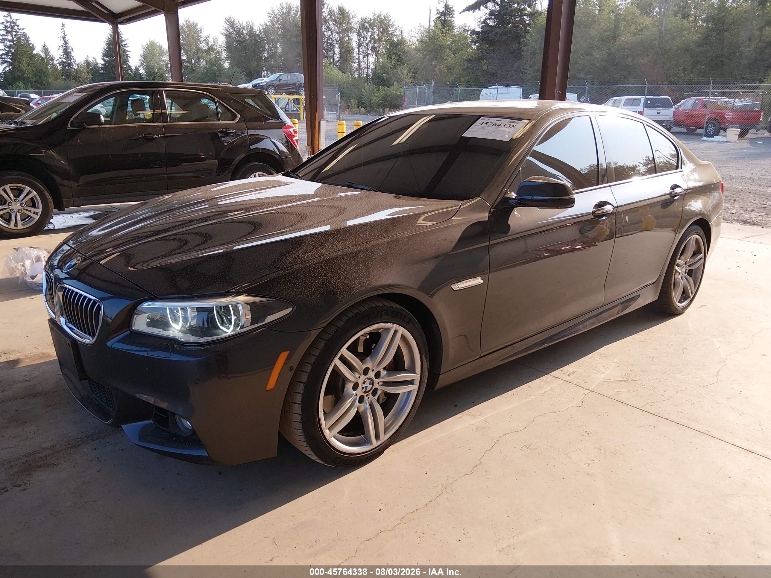 2015 Bmw 535i   Black vin: WBA5B1C54FG125884
