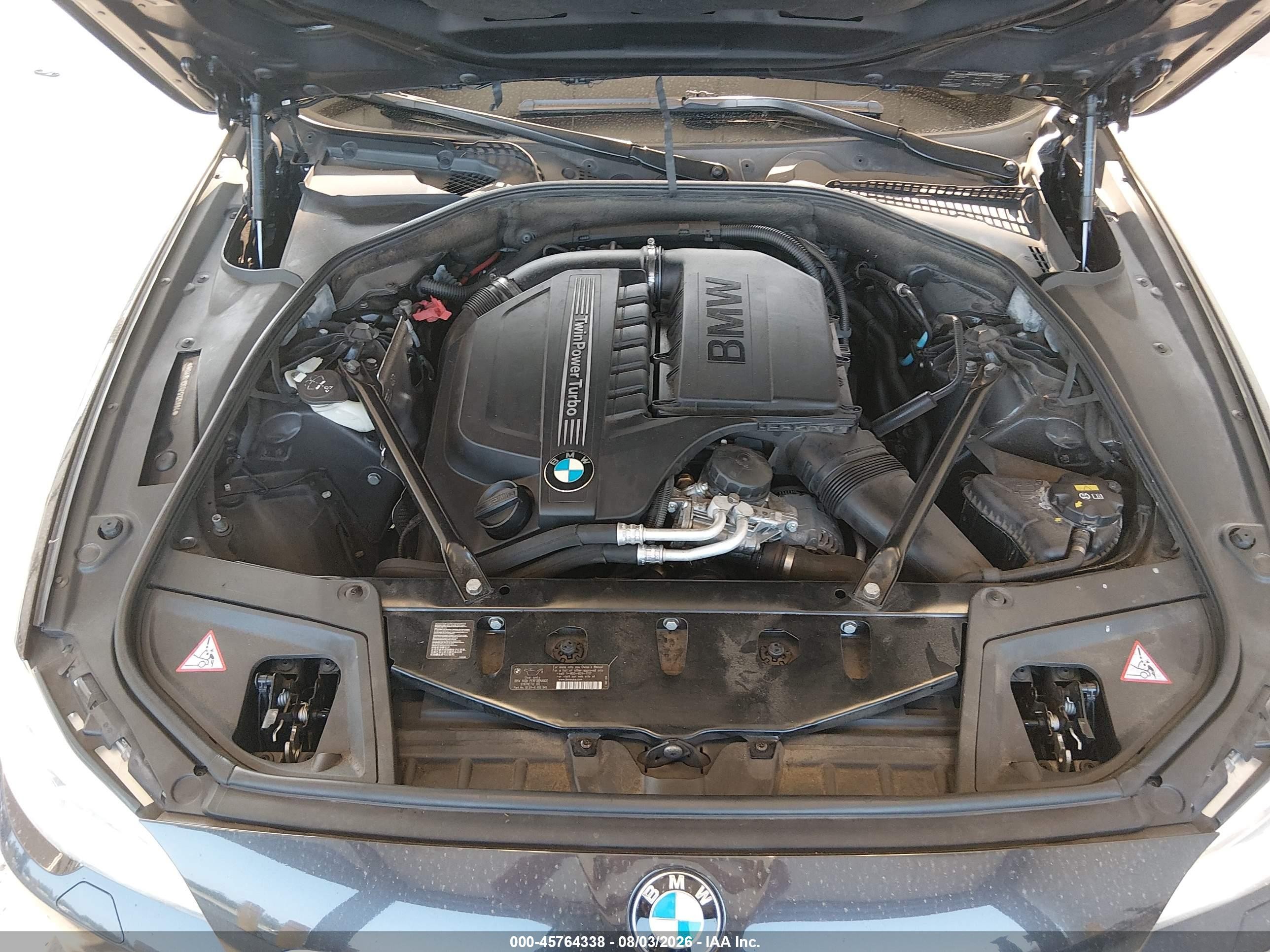 2015 Bmw 535i   Black vin: WBA5B1C54FG125884