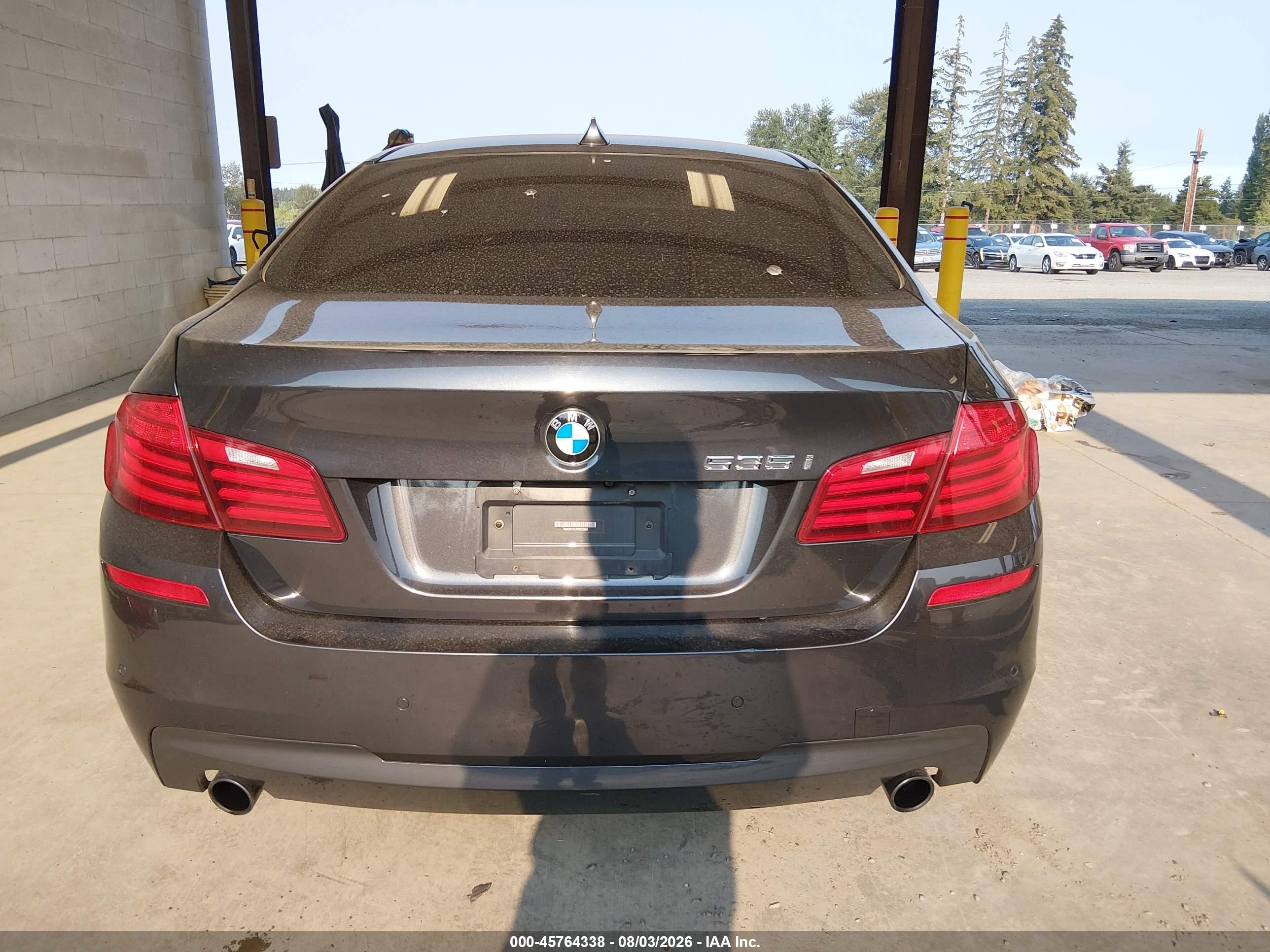 2015 Bmw 535i   Black vin: WBA5B1C54FG125884