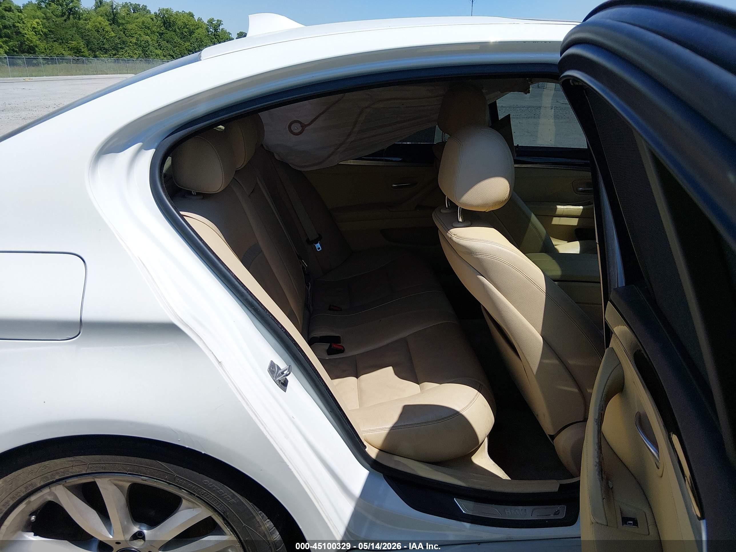2015 Bmw 535i   White vin: WBA5B1C54FG126162