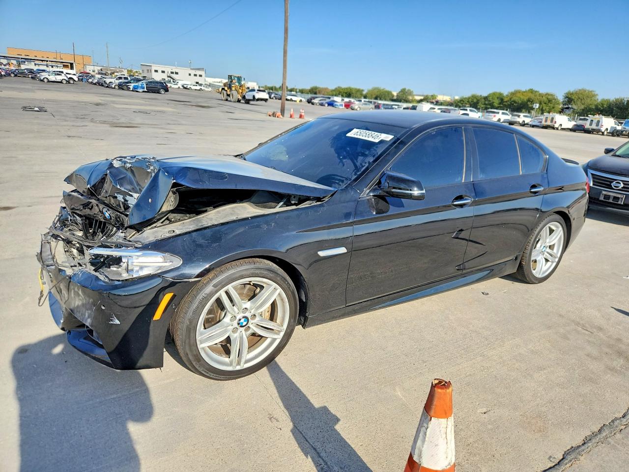 2015 Bmw 535 I Black vin: WBA5B1C54FG128672