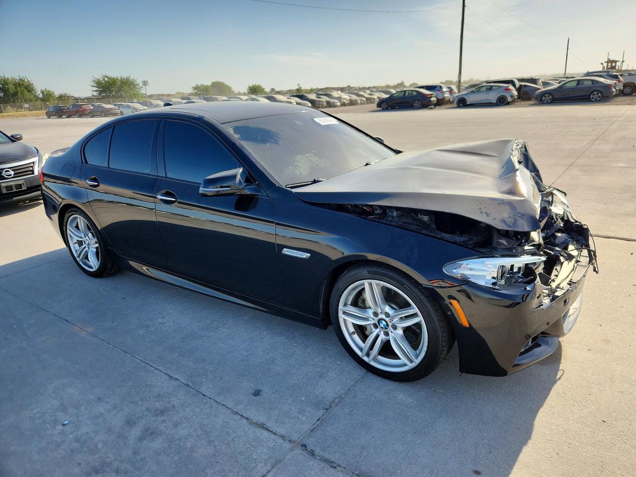 2015 Bmw 535 I Black vin: WBA5B1C54FG128672