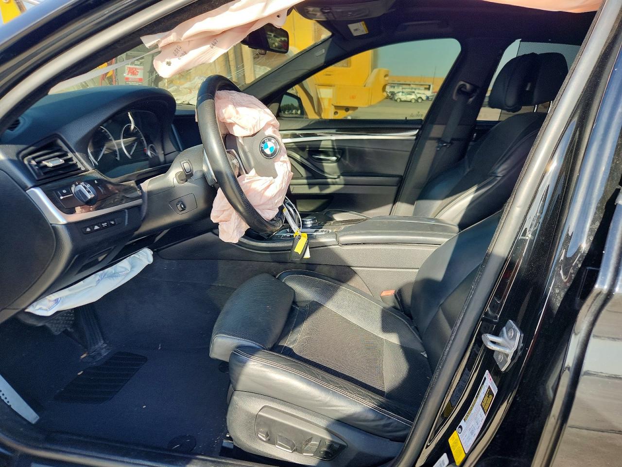 2015 Bmw 535 I Black vin: WBA5B1C54FG128672