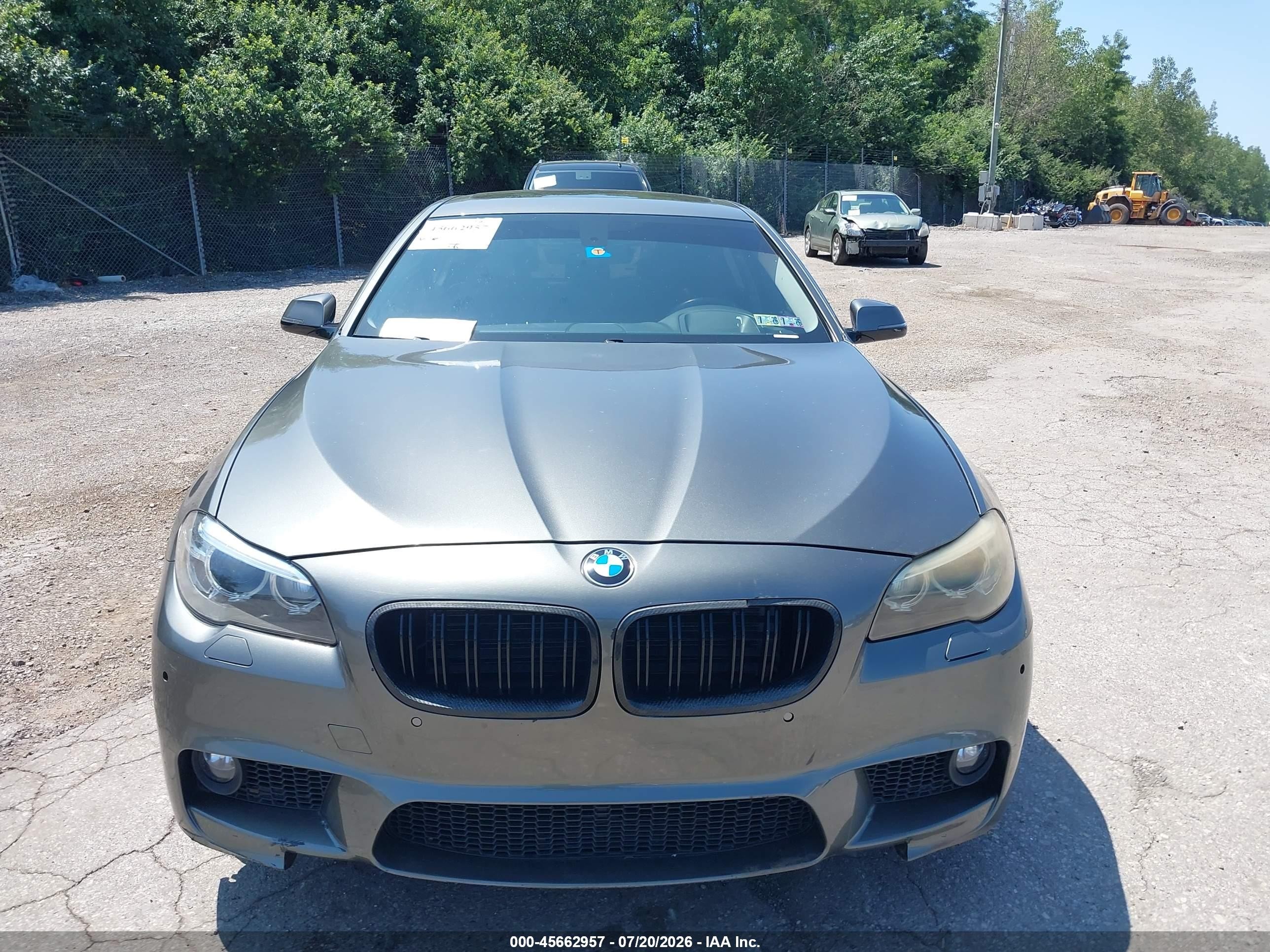 2014 Bmw 535i   Gray vin: WBA5B1C55ED474956