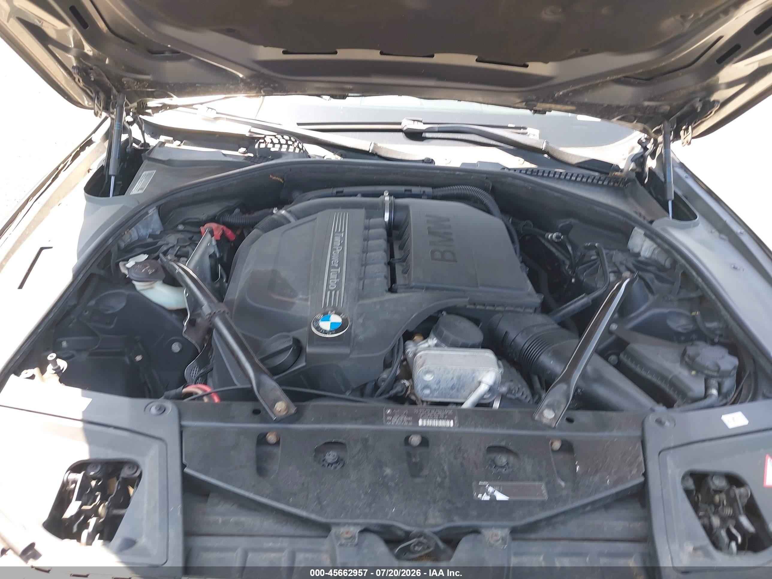 2014 Bmw 535i   Gray vin: WBA5B1C55ED474956