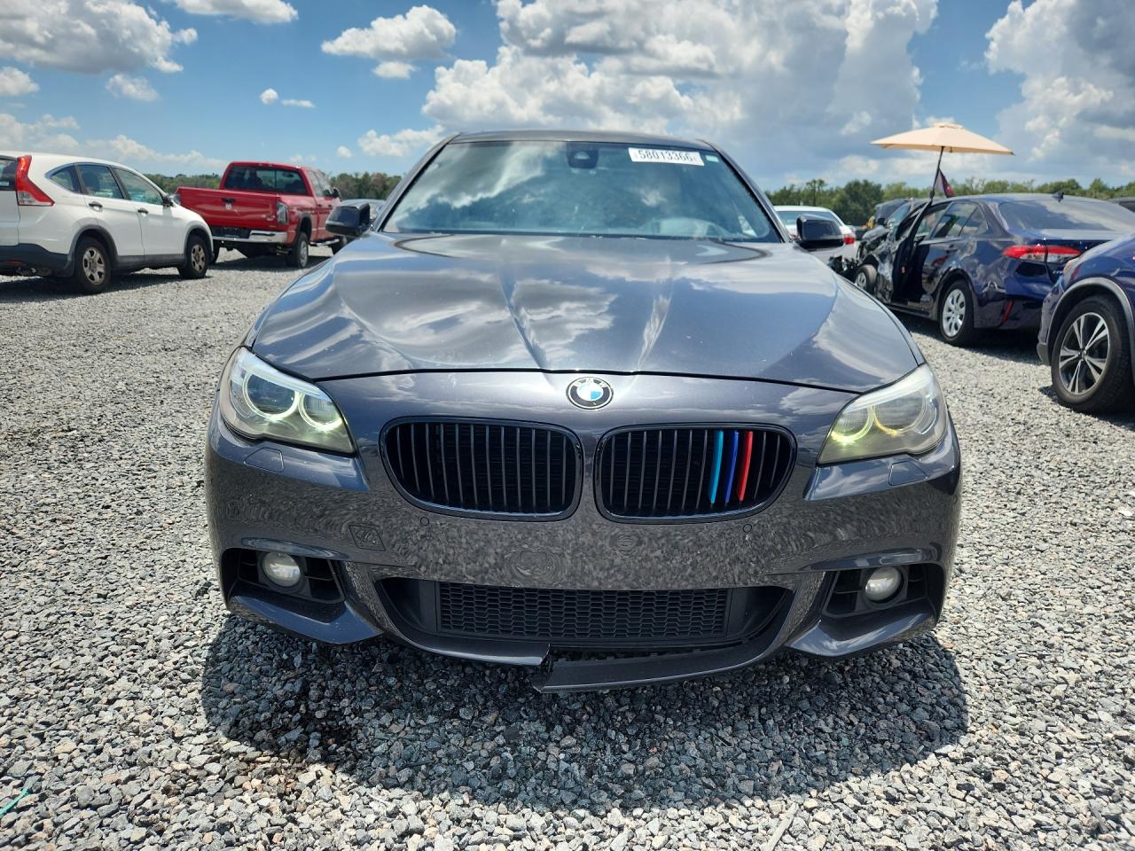 2014 Bmw 535 I Gray vin: WBA5B1C55ED477016