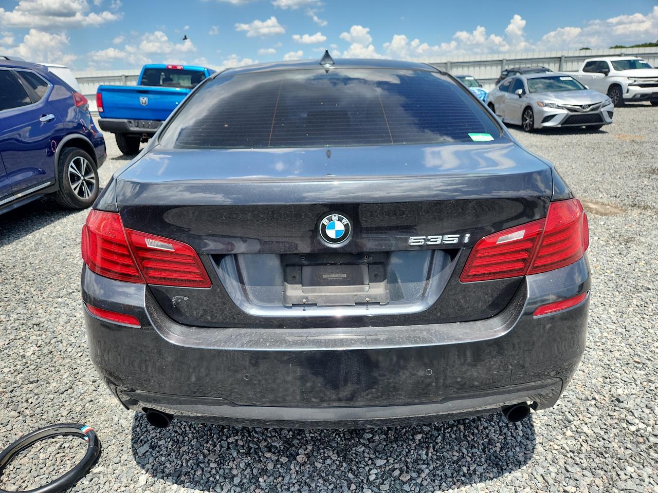 2014 Bmw 535 I Gray vin: WBA5B1C55ED477016