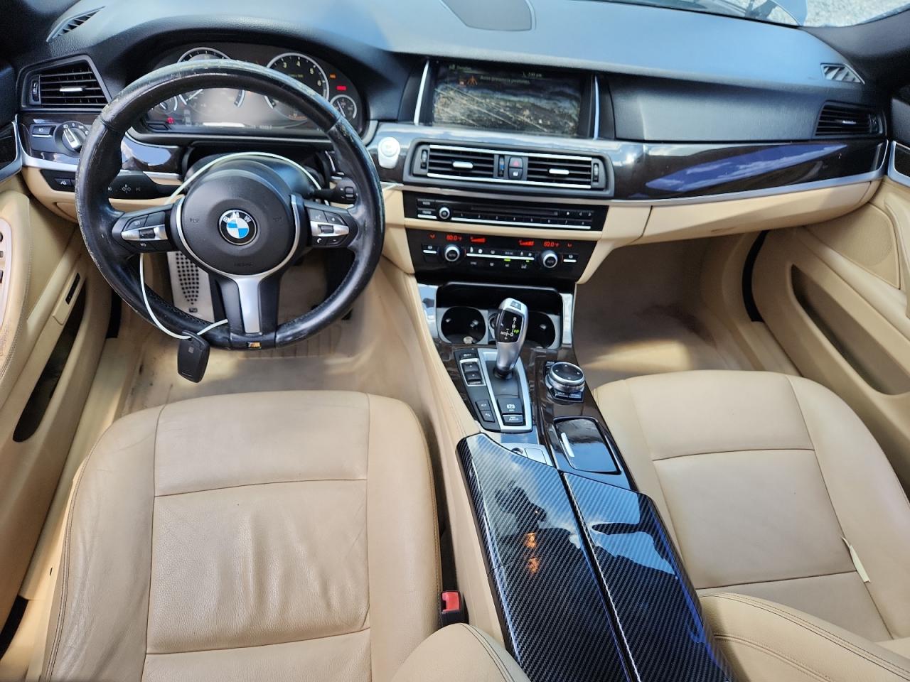 2014 Bmw 535 I Gray vin: WBA5B1C55ED477016