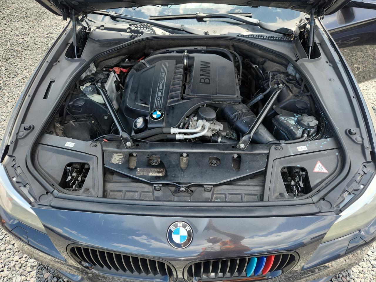 2014 Bmw 535 I Gray vin: WBA5B1C55ED477016