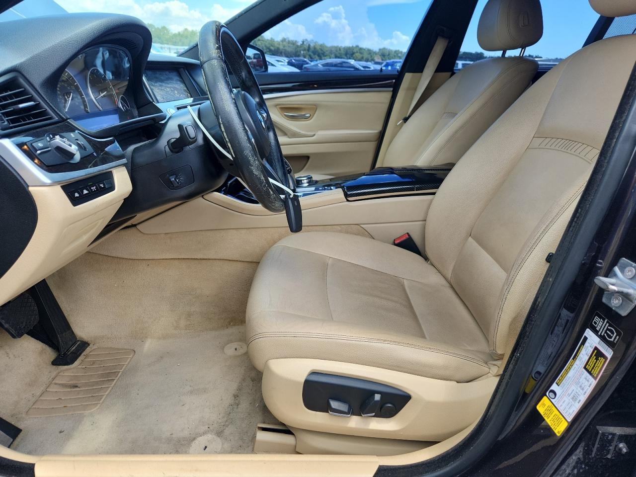 2014 Bmw 535 I Gray vin: WBA5B1C55ED477016