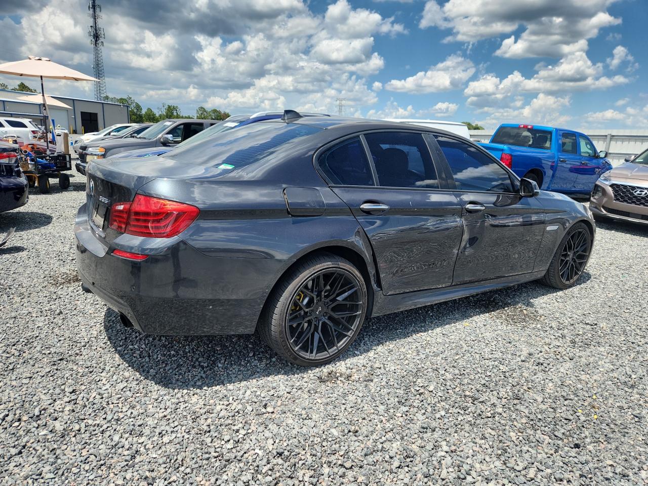 2014 Bmw 535 I Gray vin: WBA5B1C55ED477016