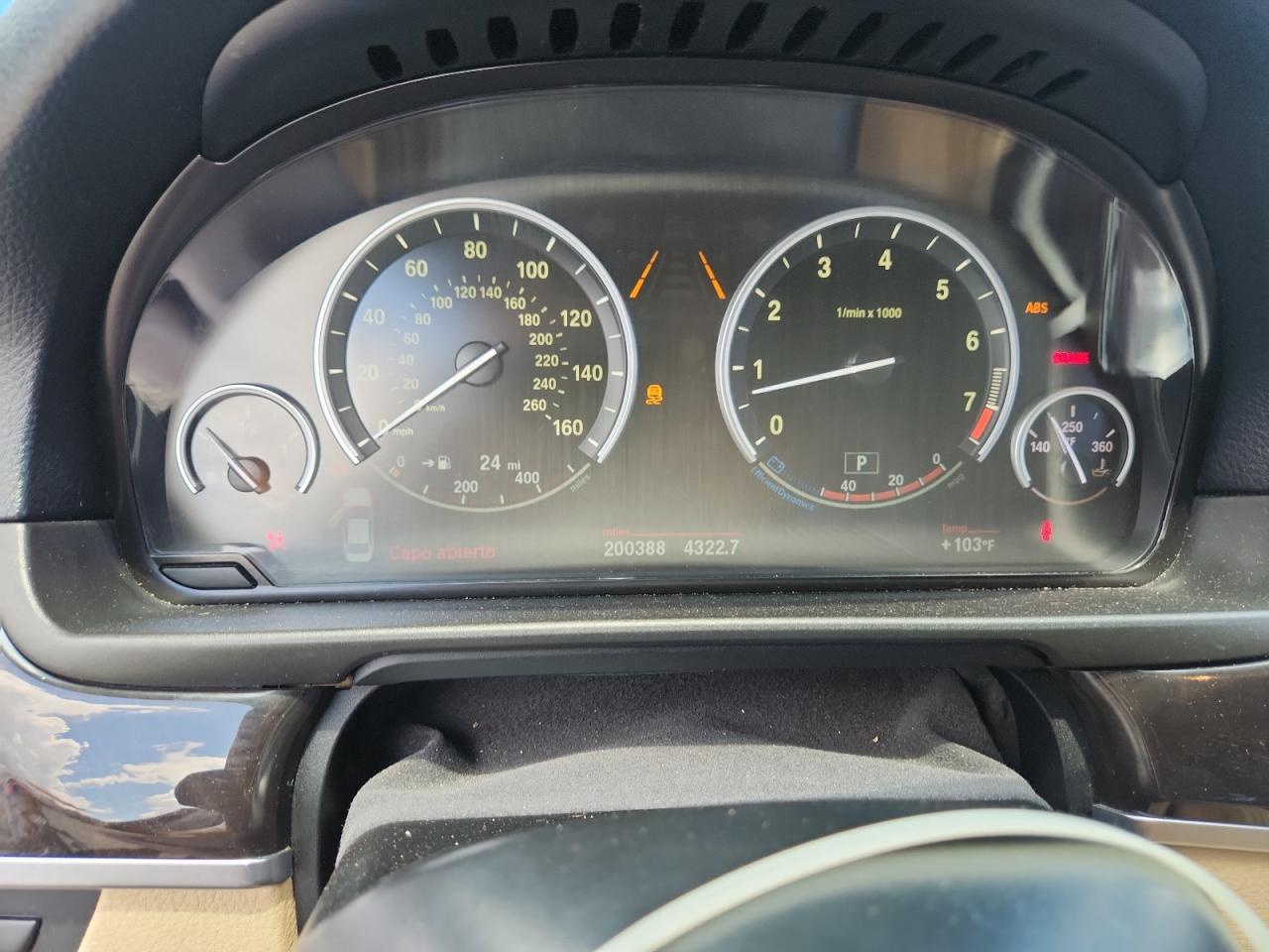 2014 Bmw 535 I Gray vin: WBA5B1C55ED477016
