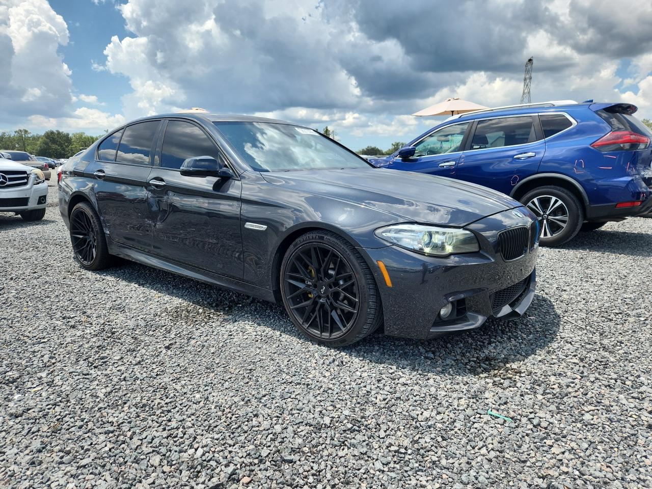 2014 Bmw 535 I Gray vin: WBA5B1C55ED477016