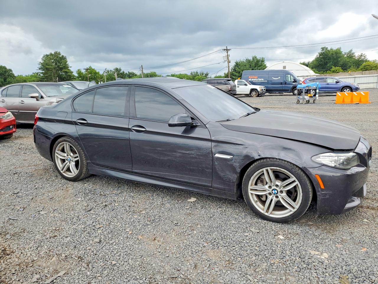 2014 Bmw 535 I Gray vin: WBA5B1C55ED477680