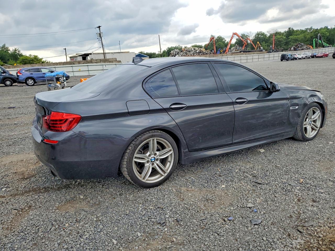 2014 Bmw 535 I Gray vin: WBA5B1C55ED477680