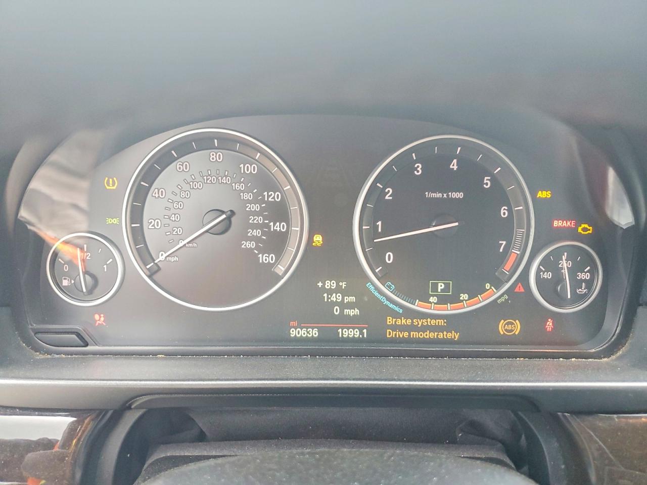 2014 Bmw 535 I Gray vin: WBA5B1C55ED477680