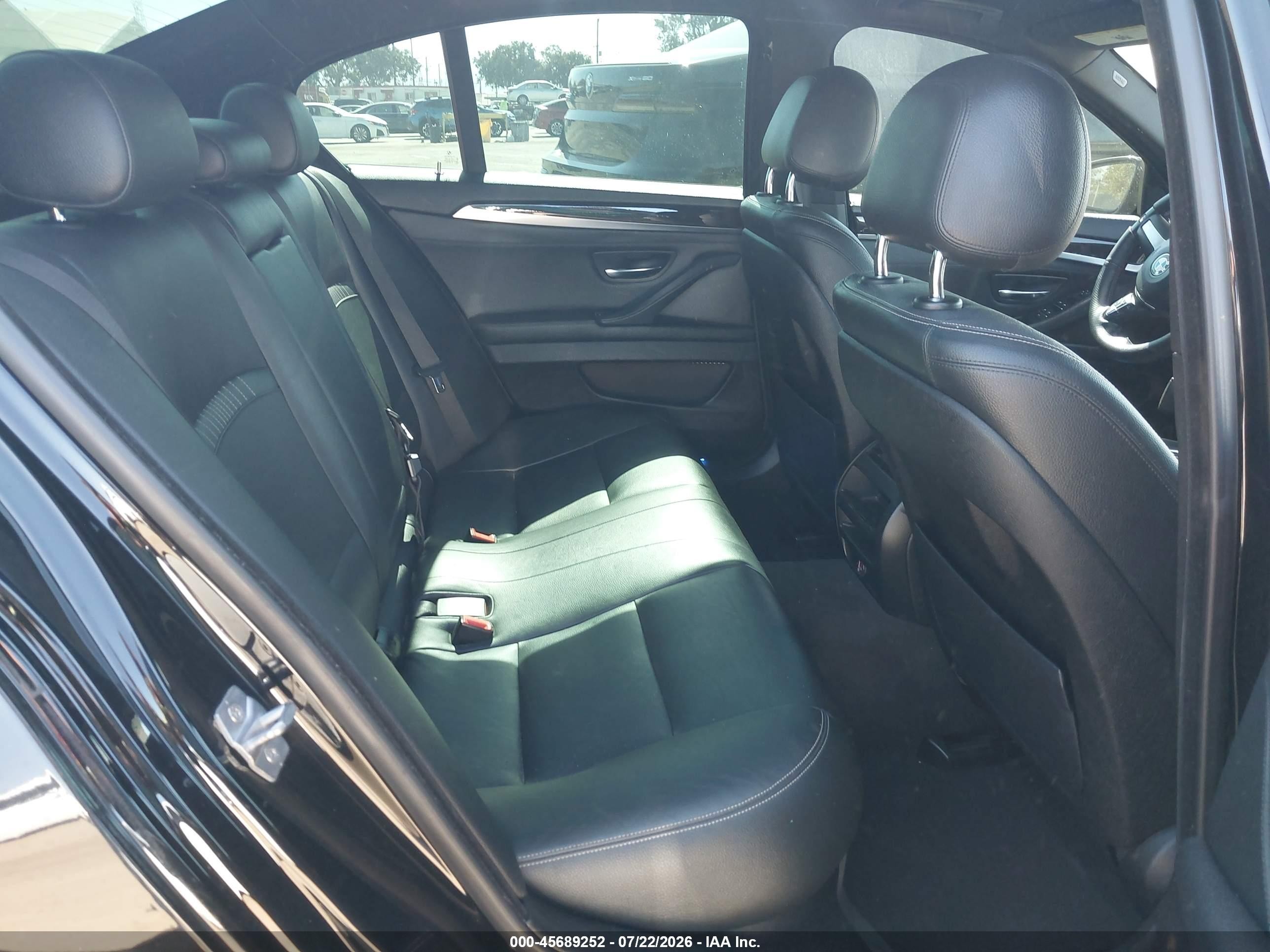 2014 Bmw 535i Black vin: WBA5B1C55ED478943