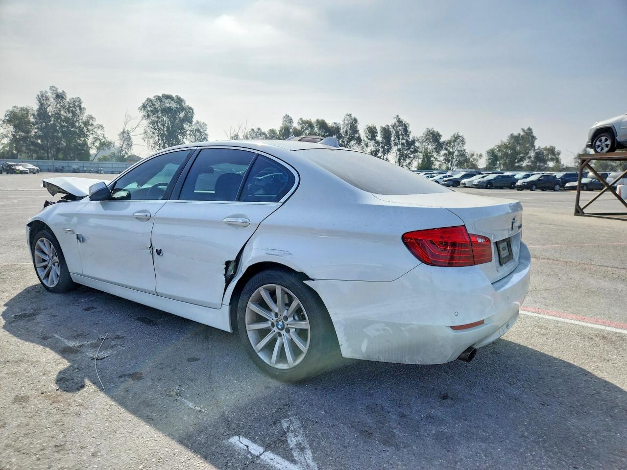 2014 Bmw 535 I White vin: WBA5B1C55ED479915