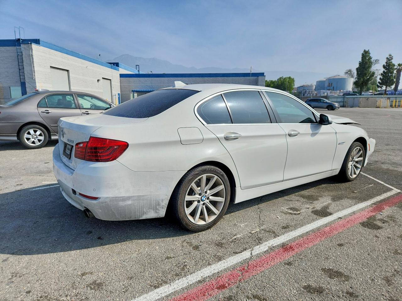2014 Bmw 535 I White vin: WBA5B1C55ED479915