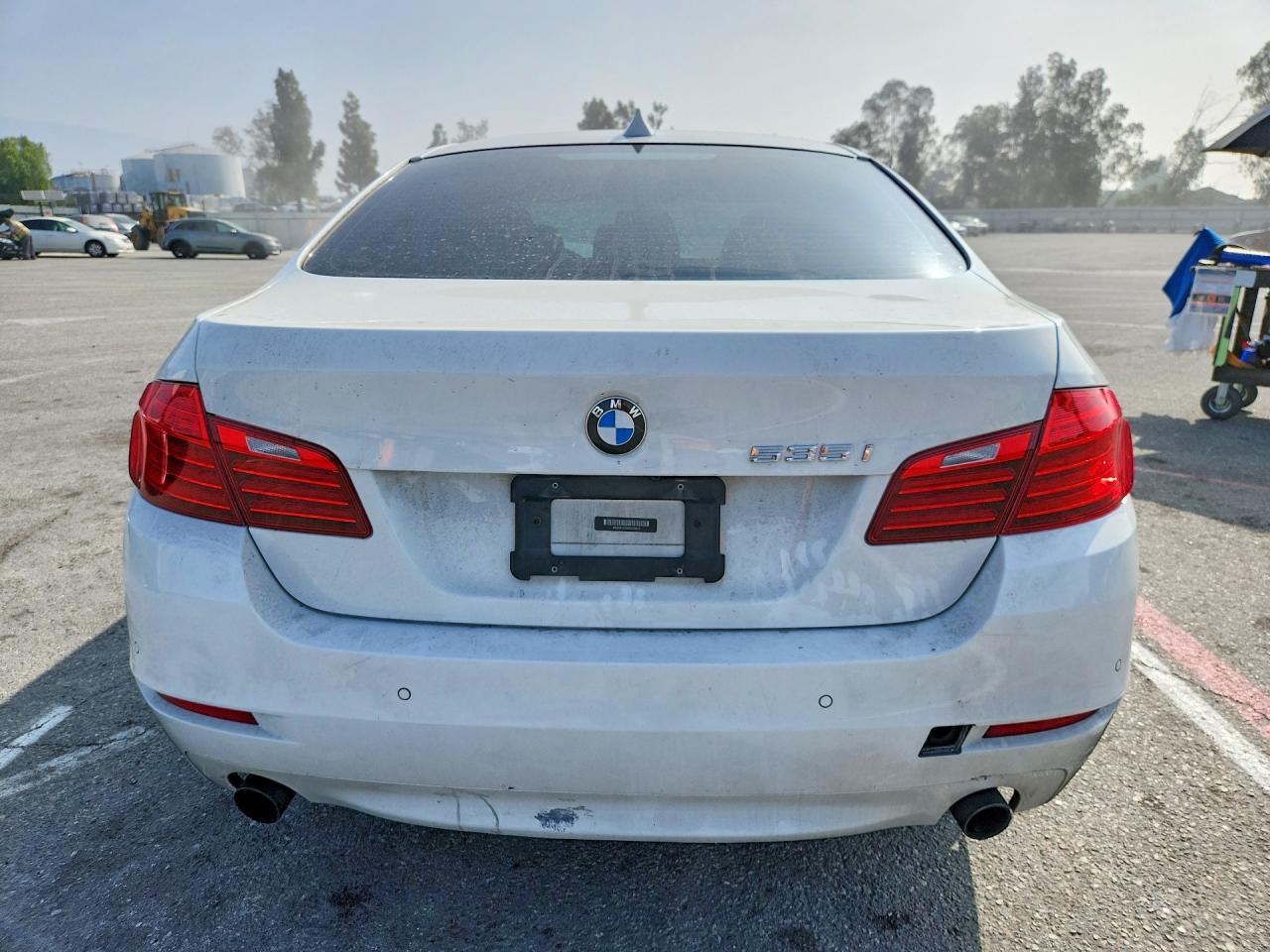 2014 Bmw 535 I White vin: WBA5B1C55ED479915