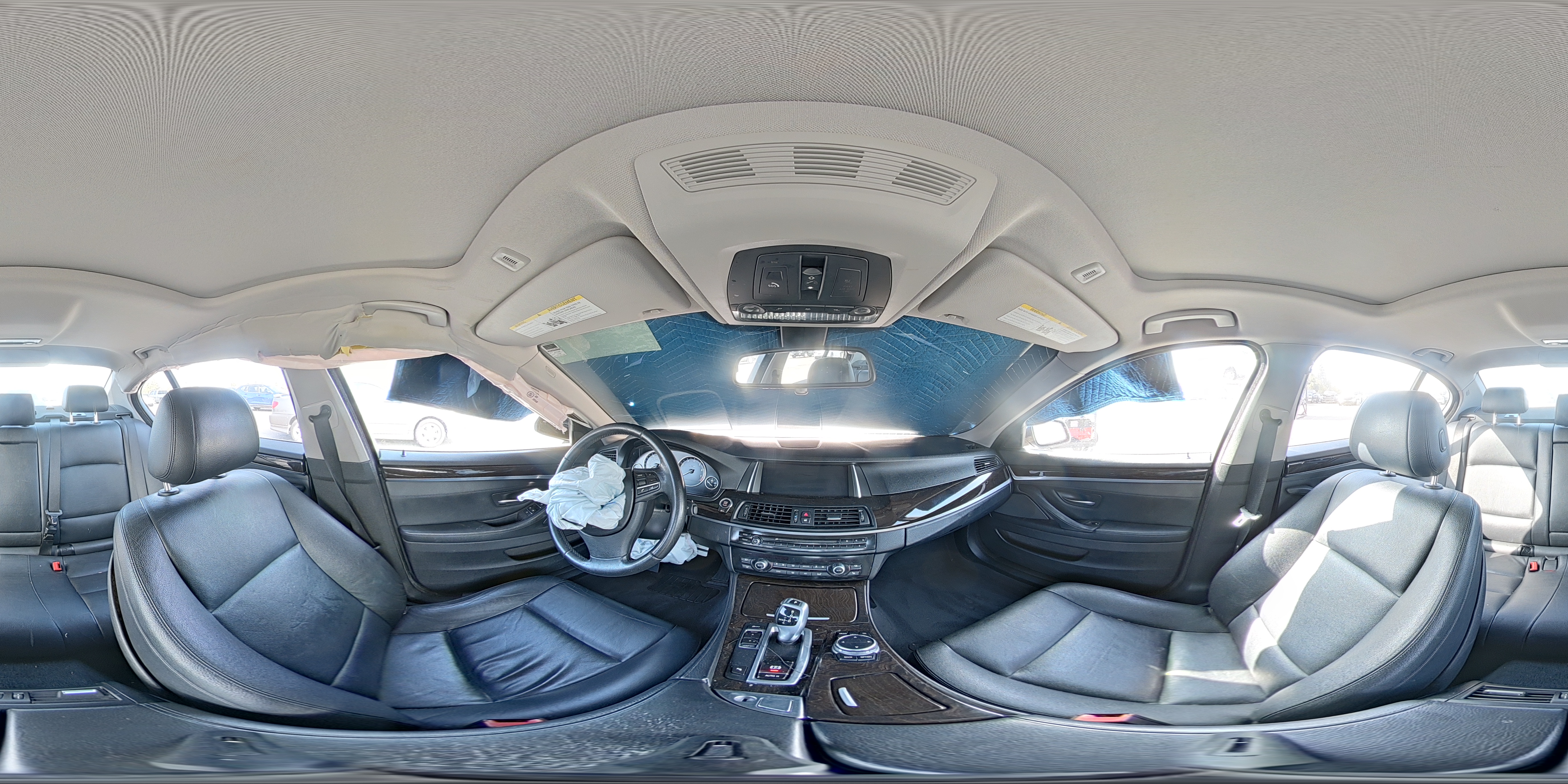2014 Bmw 535 I White vin: WBA5B1C55ED479915