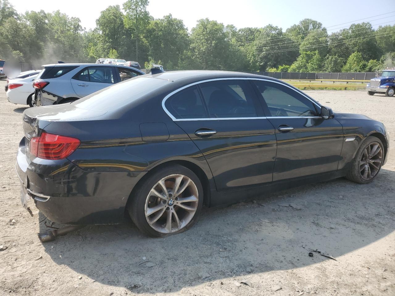 2014 Bmw 535 I Black vin: WBA5B1C55ED480174