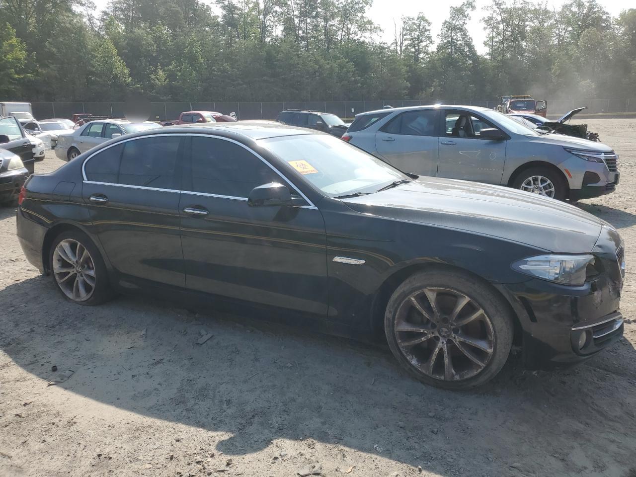 2014 Bmw 535 I Black vin: WBA5B1C55ED480174