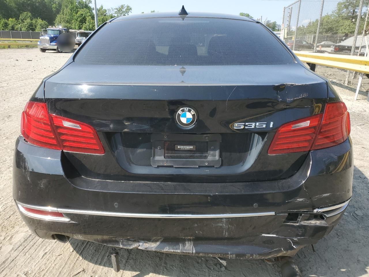 2014 Bmw 535 I Black vin: WBA5B1C55ED480174