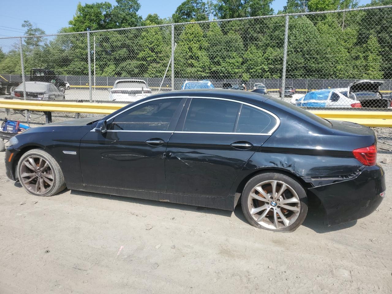 2014 Bmw 535 I Black vin: WBA5B1C55ED480174