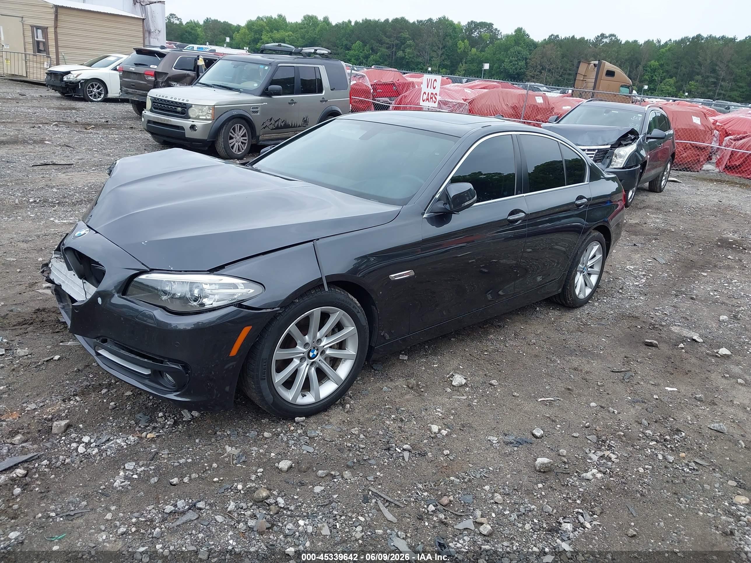 2015 Bmw 535i   Gray vin: WBA5B1C55FD918760