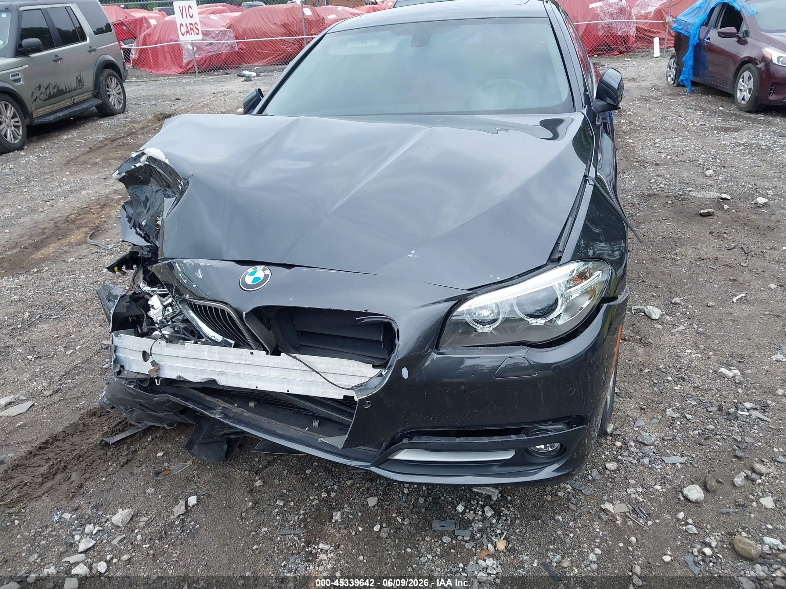 2015 Bmw 535i   Gray vin: WBA5B1C55FD918760