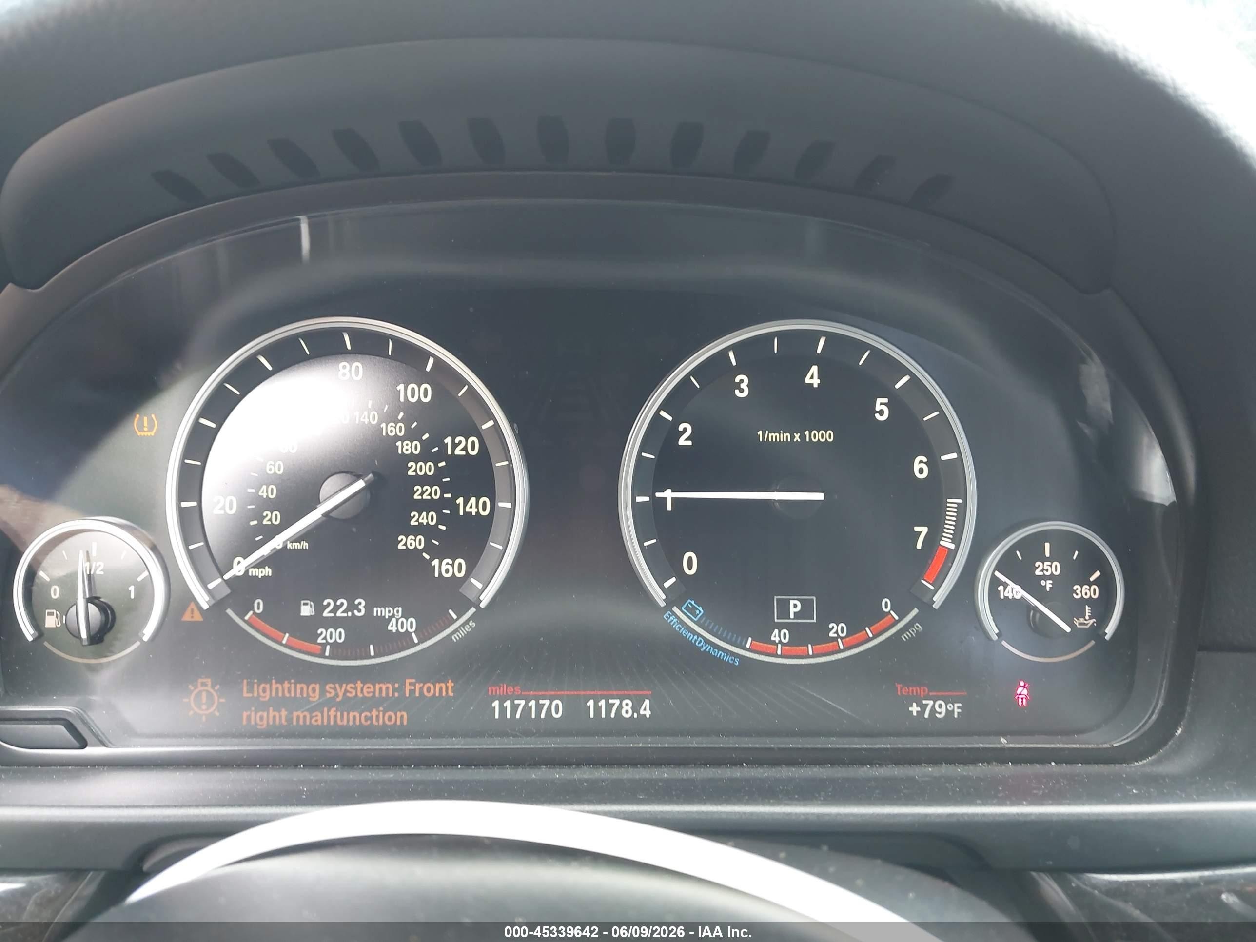2015 Bmw 535i   Gray vin: WBA5B1C55FD918760