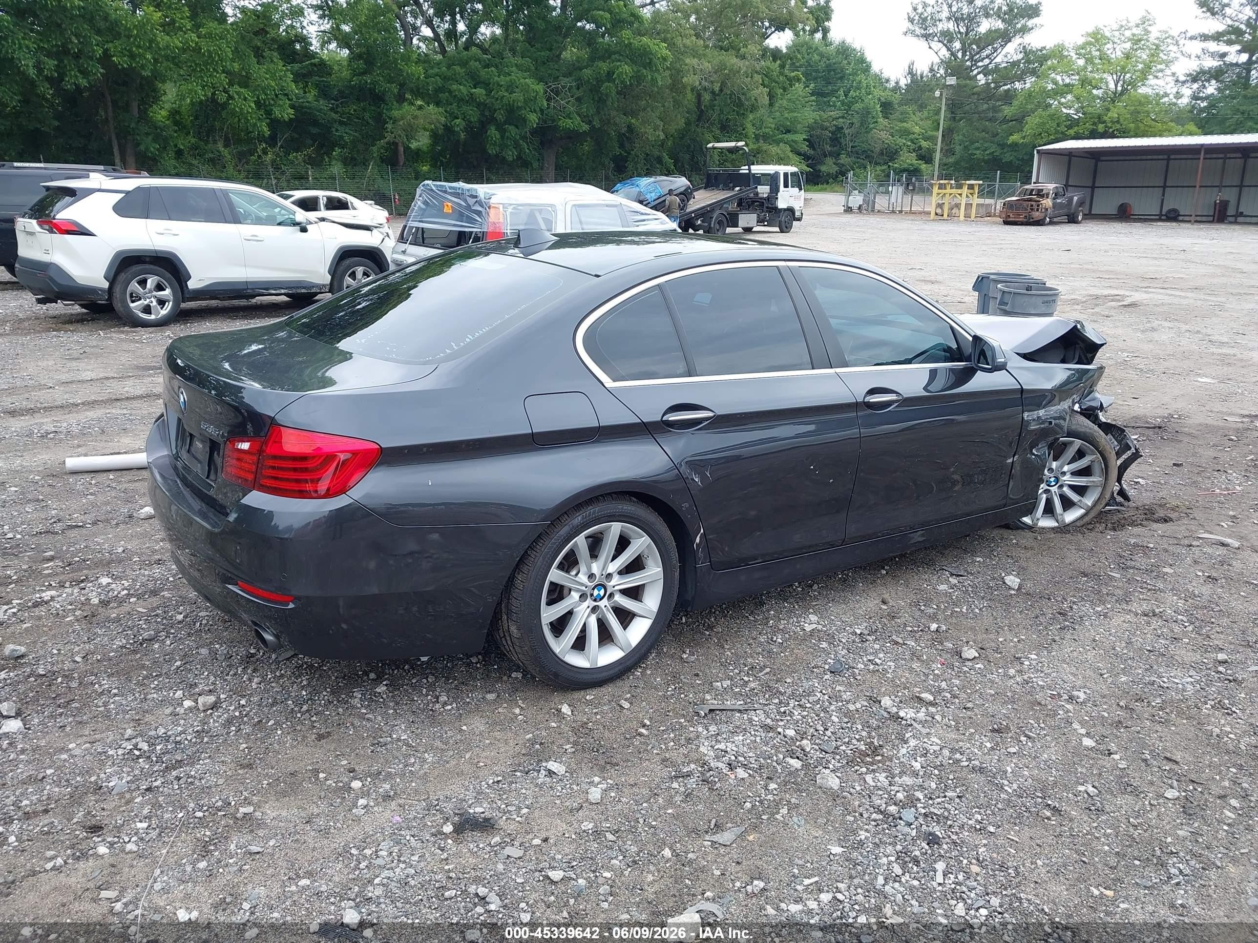 2015 Bmw 535i   Gray vin: WBA5B1C55FD918760