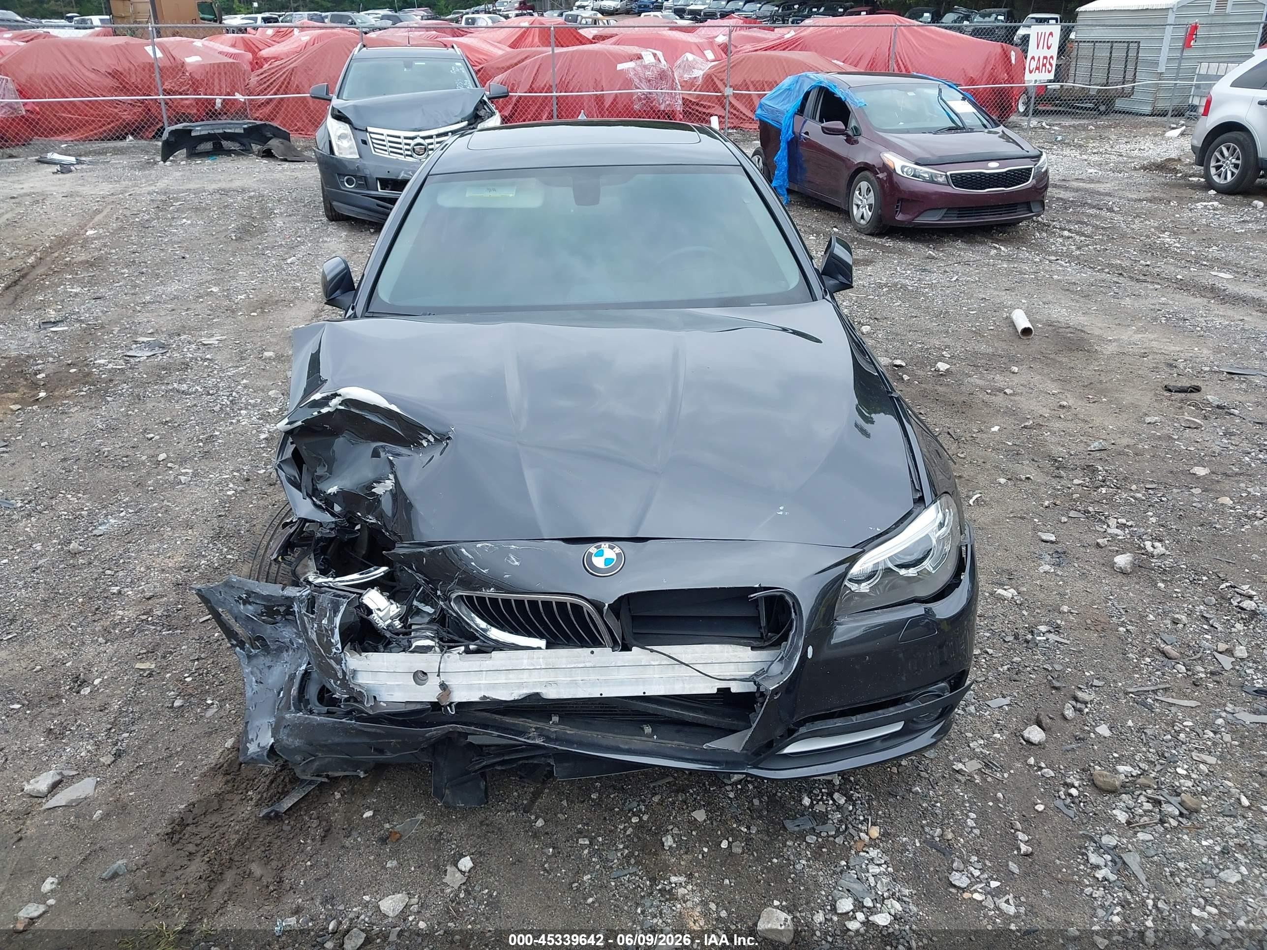 2015 Bmw 535i   Gray vin: WBA5B1C55FD918760
