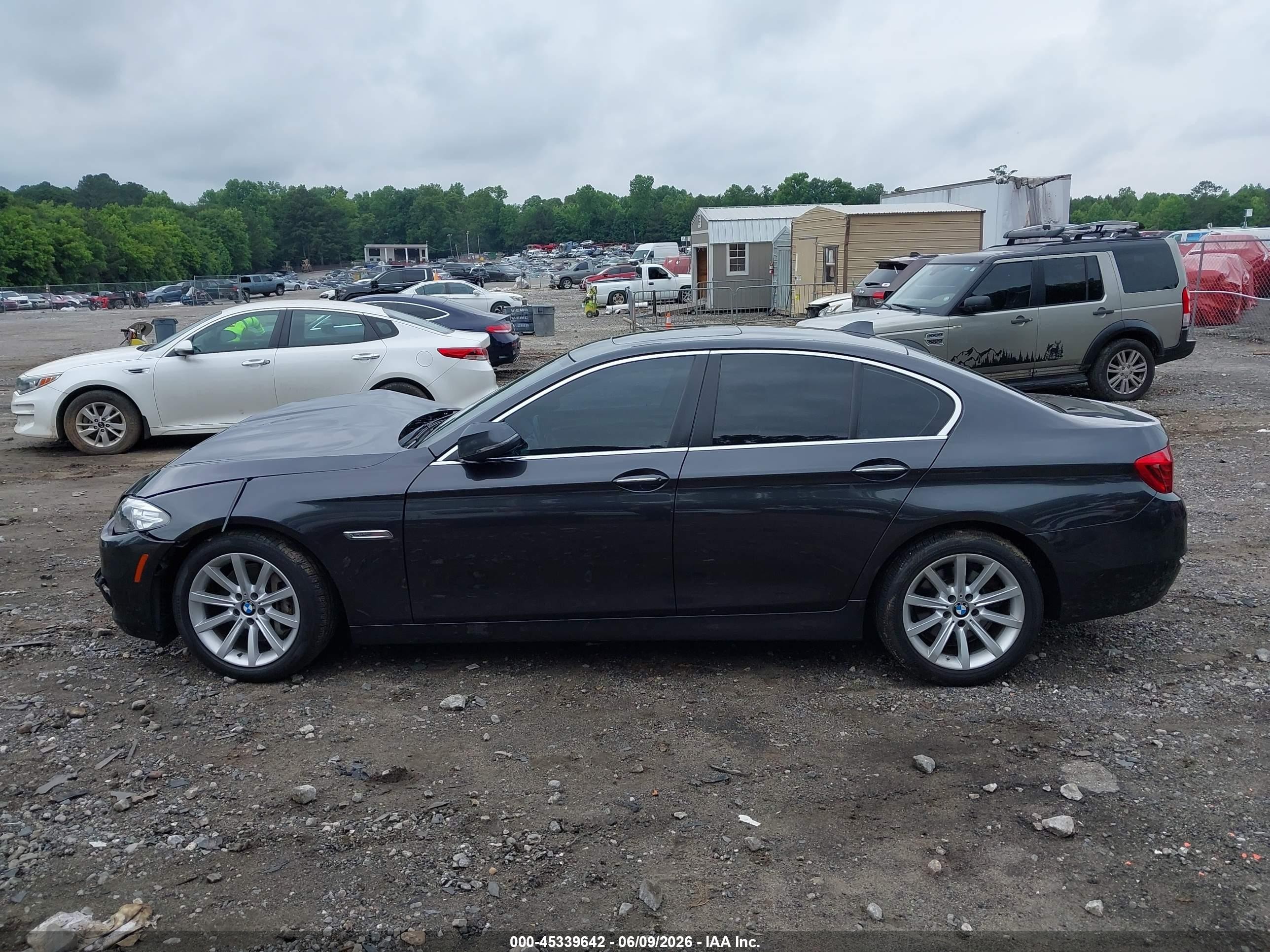 2015 Bmw 535i   Gray vin: WBA5B1C55FD918760