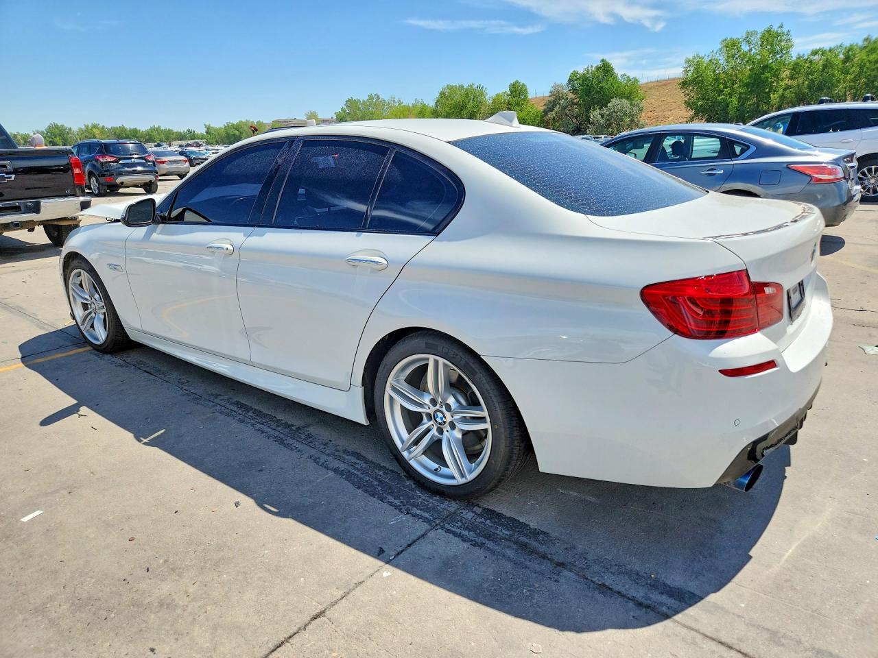 2015 Bmw 535 I Белый vin: WBA5B1C55FD919052
