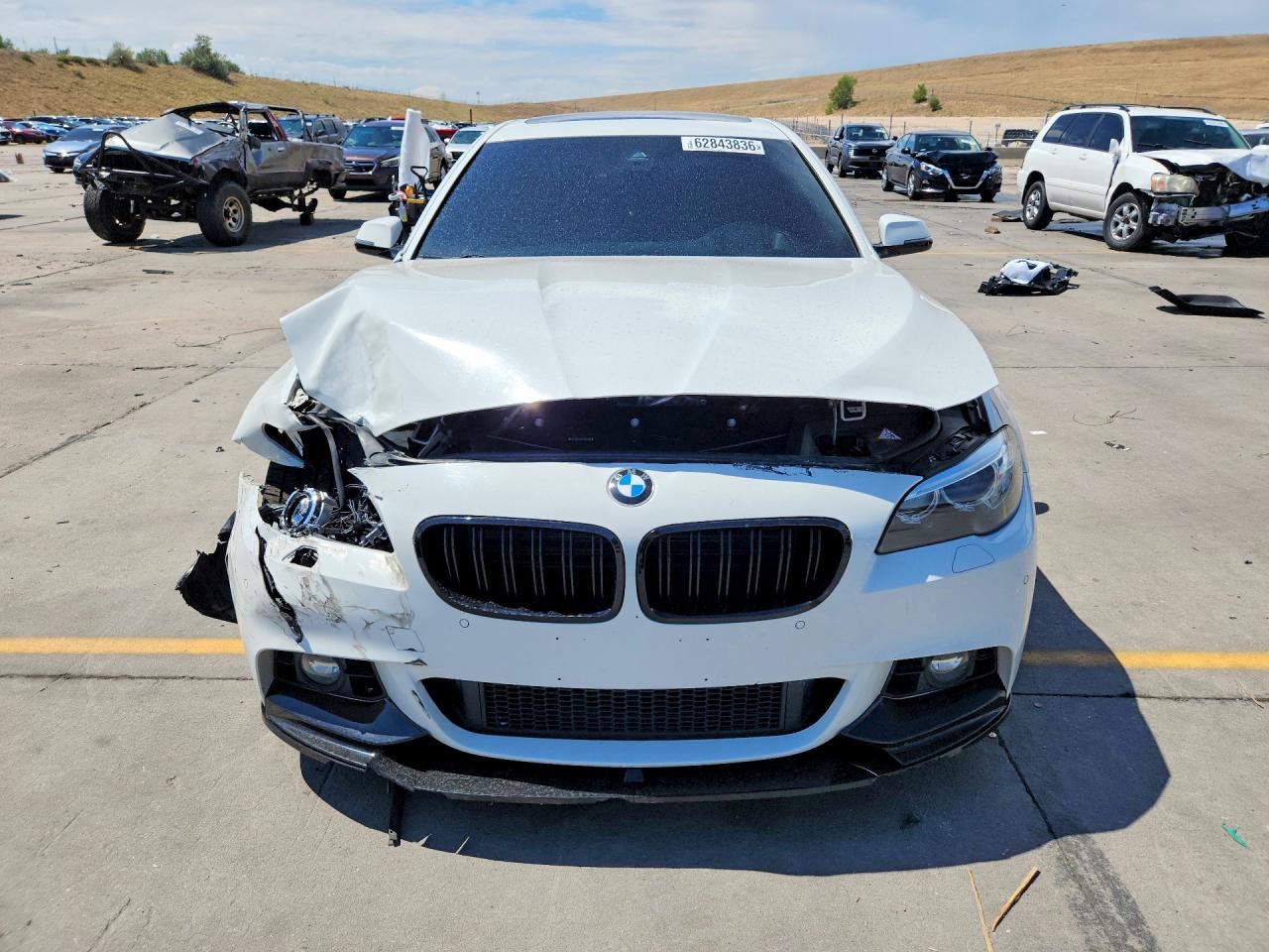 2015 Bmw 535 I Белый vin: WBA5B1C55FD919052