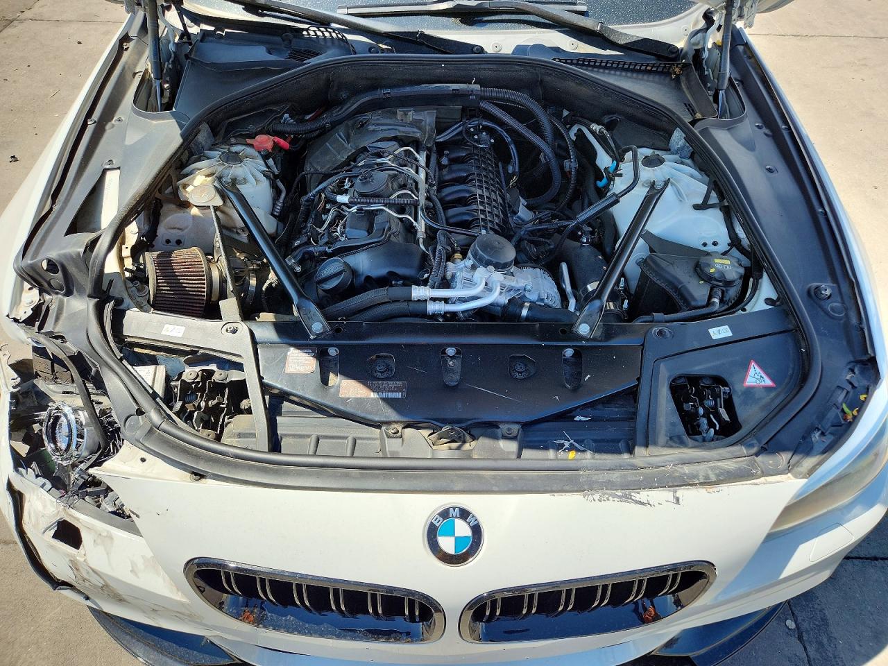 2015 Bmw 535 I Белый vin: WBA5B1C55FD919052
