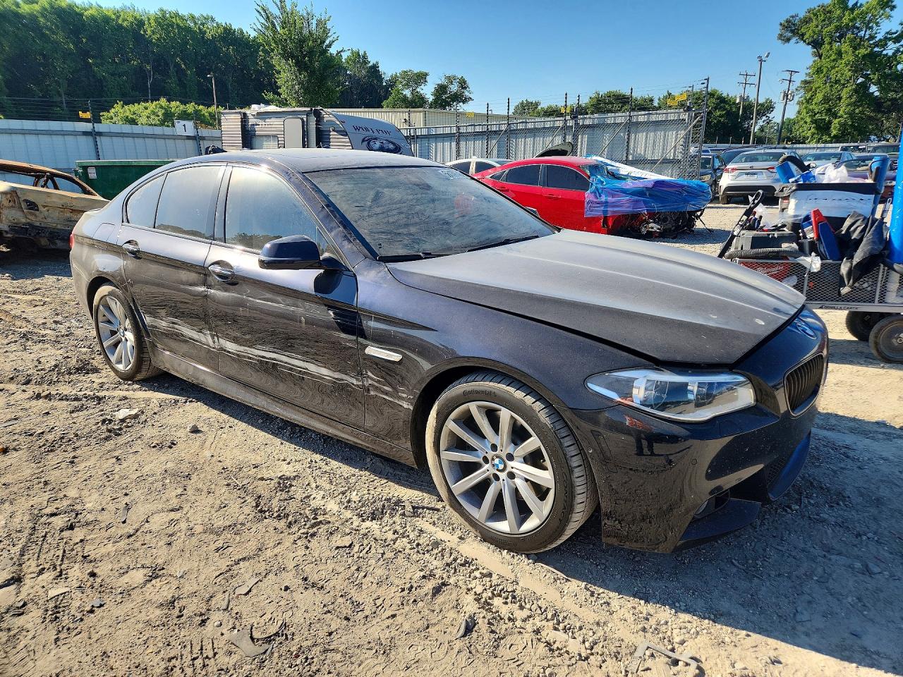 2016 Bmw 535 I Black vin: WBA5B1C55GG134627