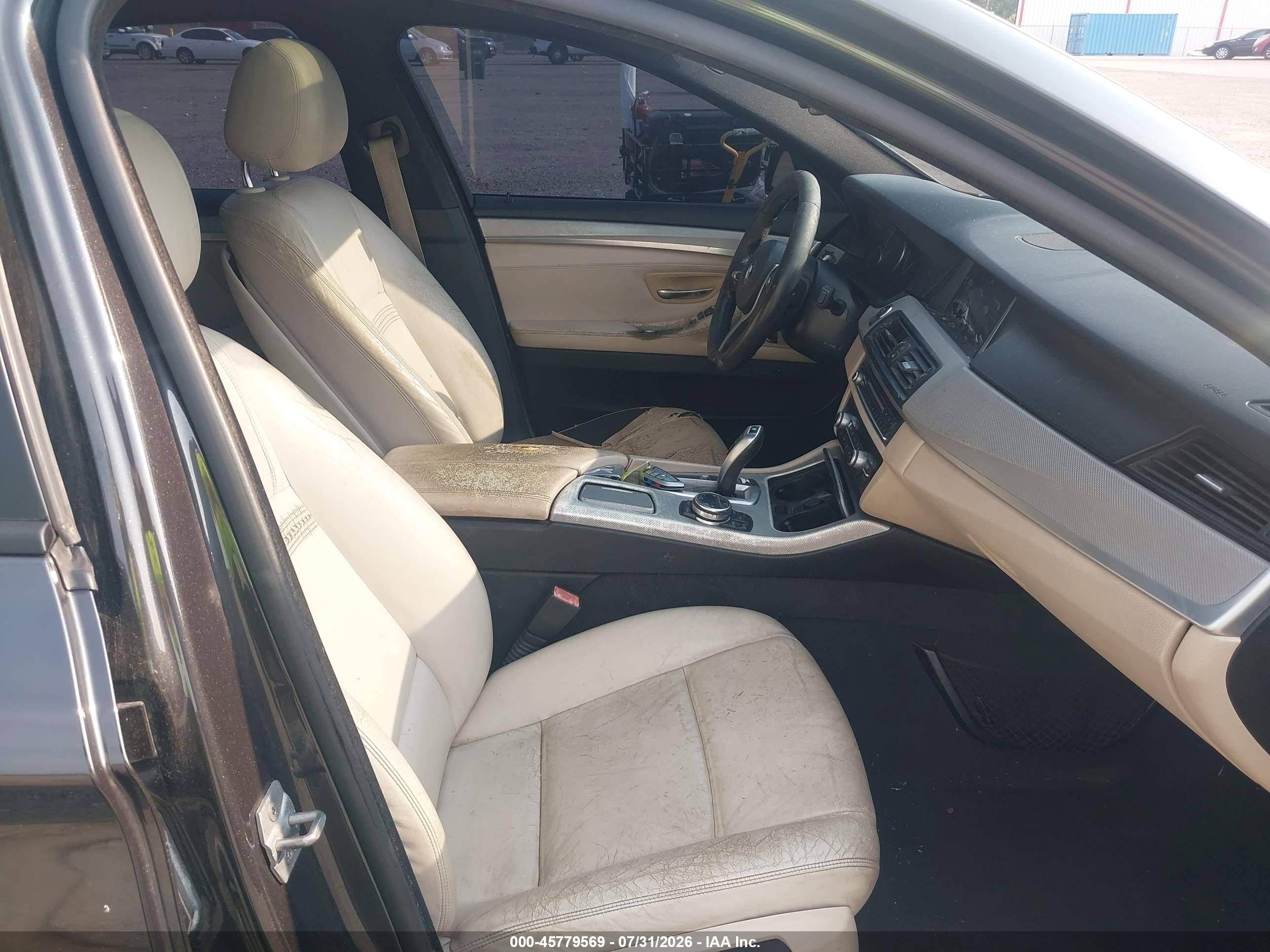 2014 Bmw 535i   Black vin: WBA5B1C56ED483956