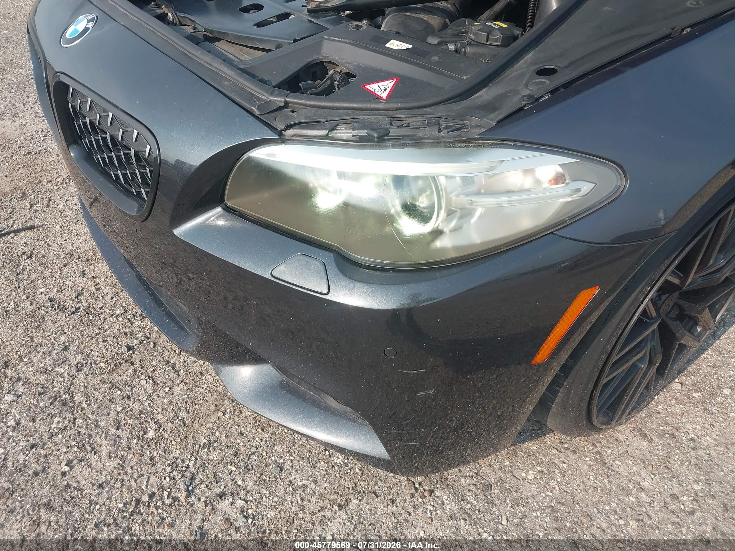 2014 Bmw 535i   Black vin: WBA5B1C56ED483956