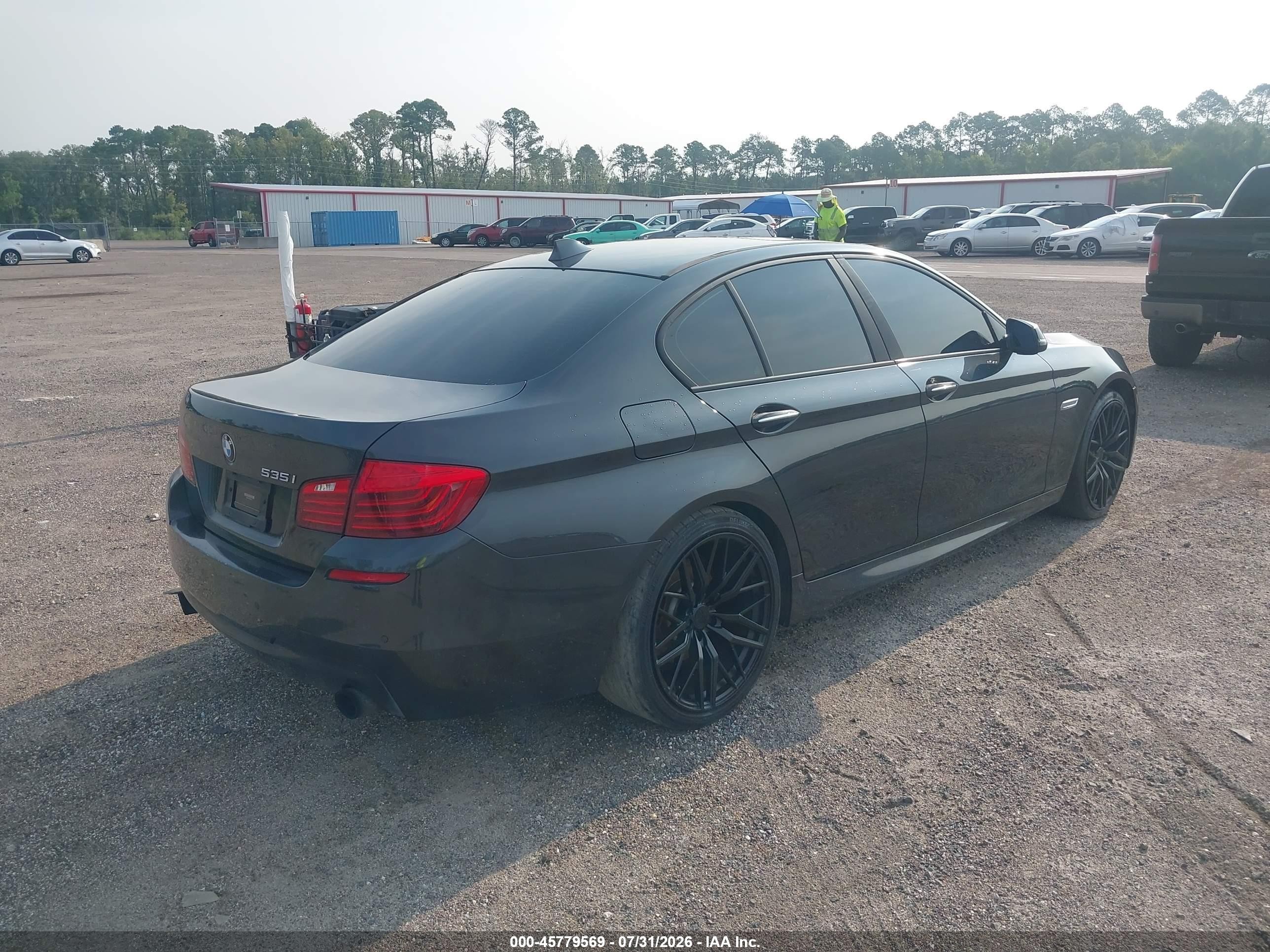 2014 Bmw 535i   Black vin: WBA5B1C56ED483956